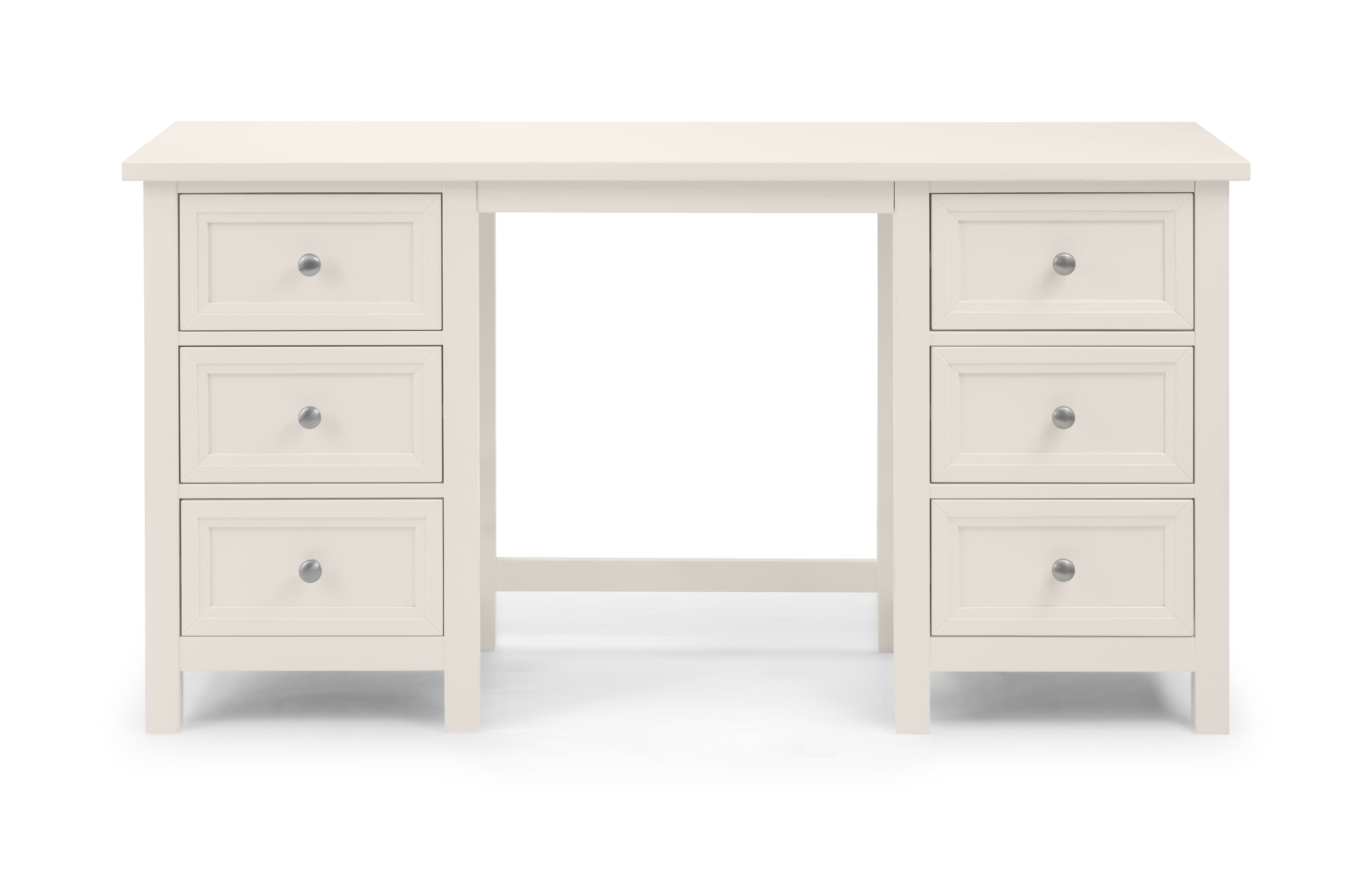 Maine Dressing Table - Surf White – Julian Bowen, view 4