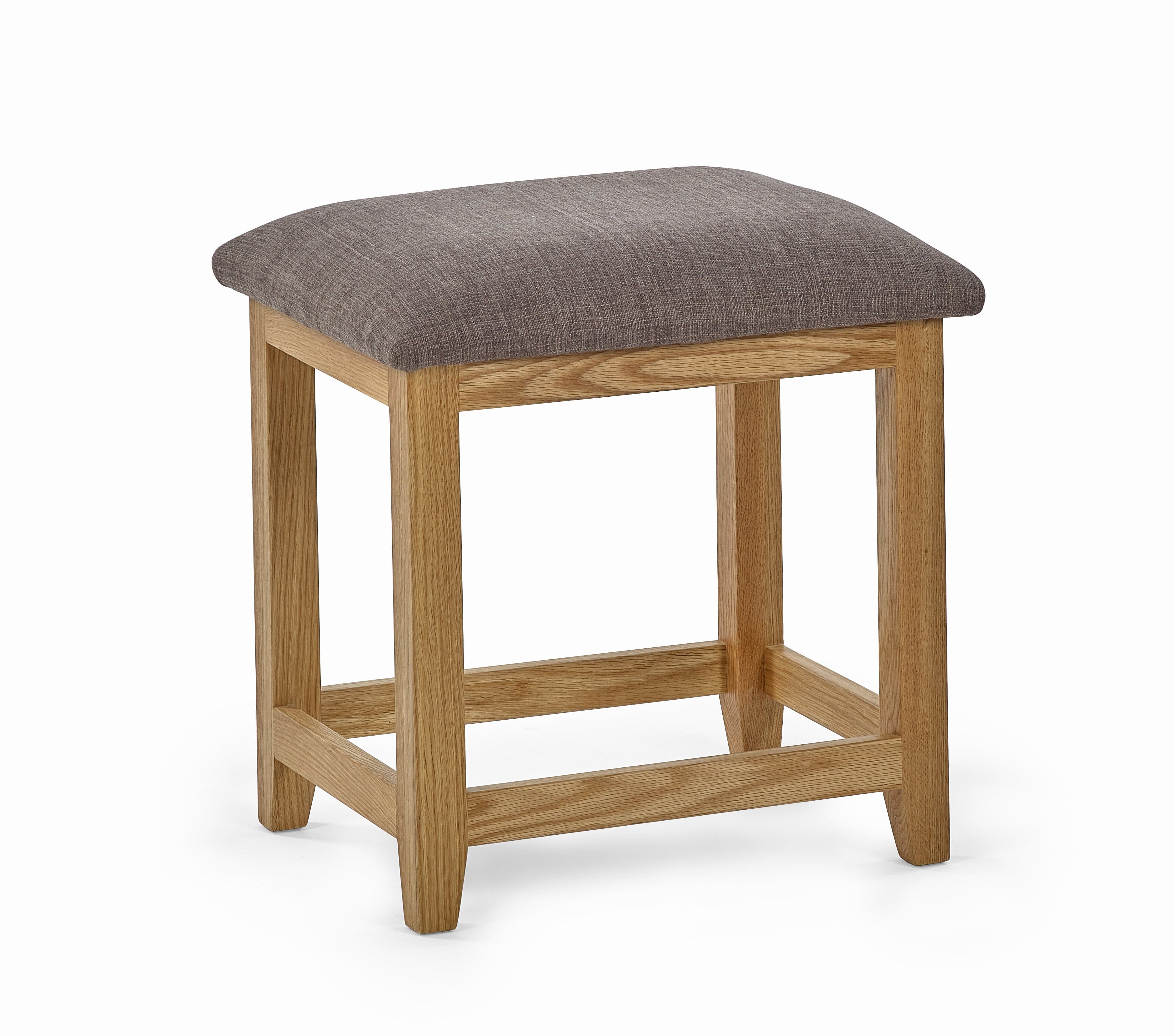 Mallory Twin Pedestal Dressing Table + Stool Set – Julian Bowen, view 3
