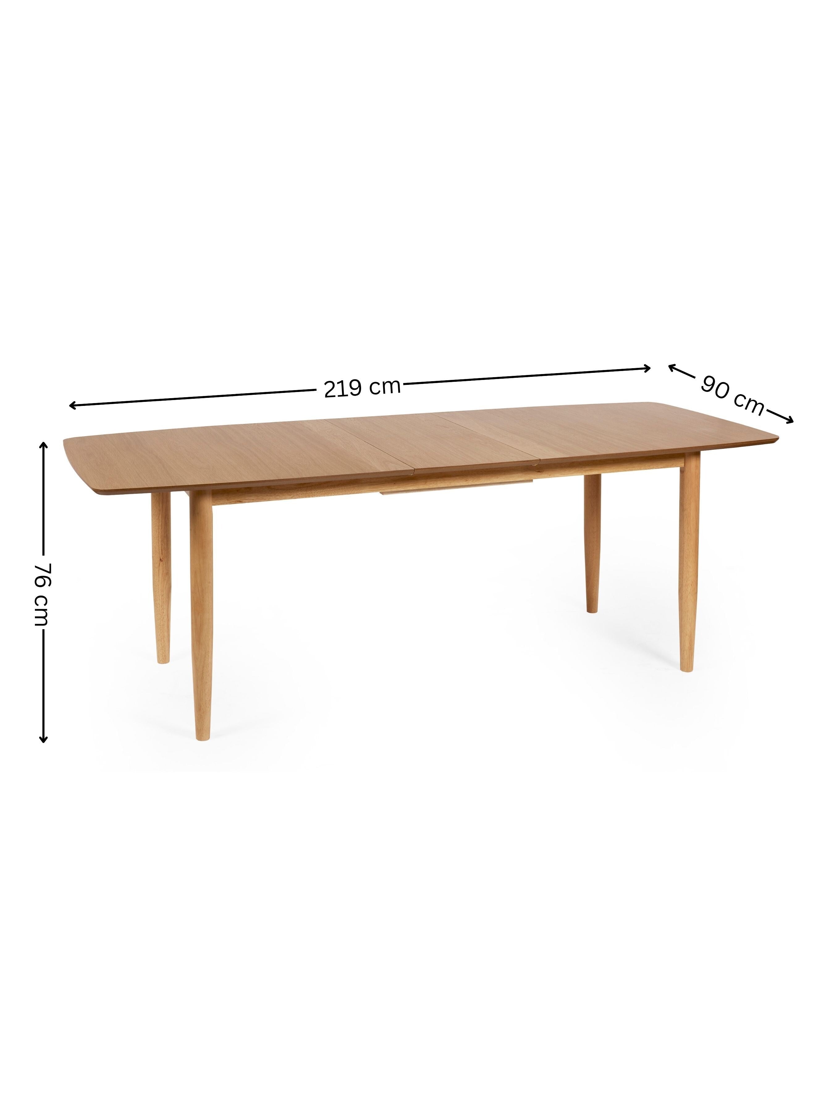 Theia 180-220cm Extending Dining Table – Julian Bowen, view 17