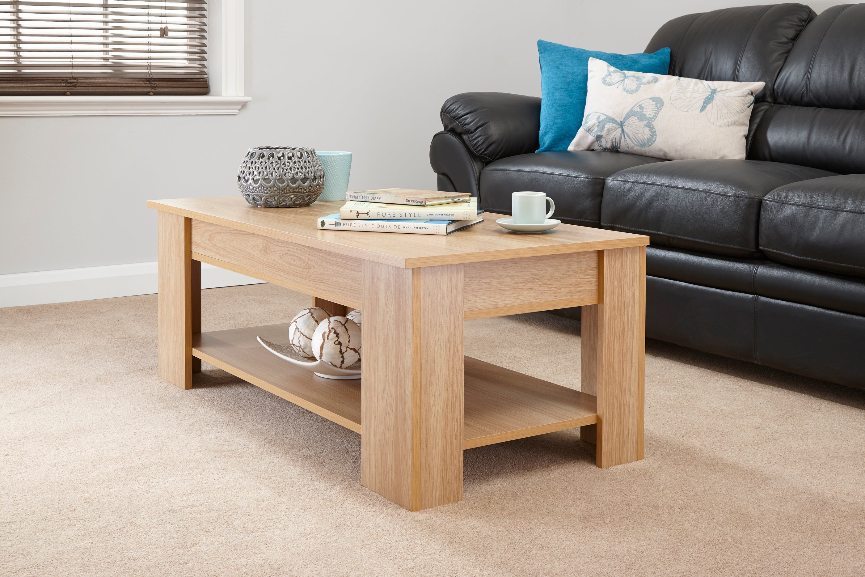 Lift Up Coffee Table – Oak