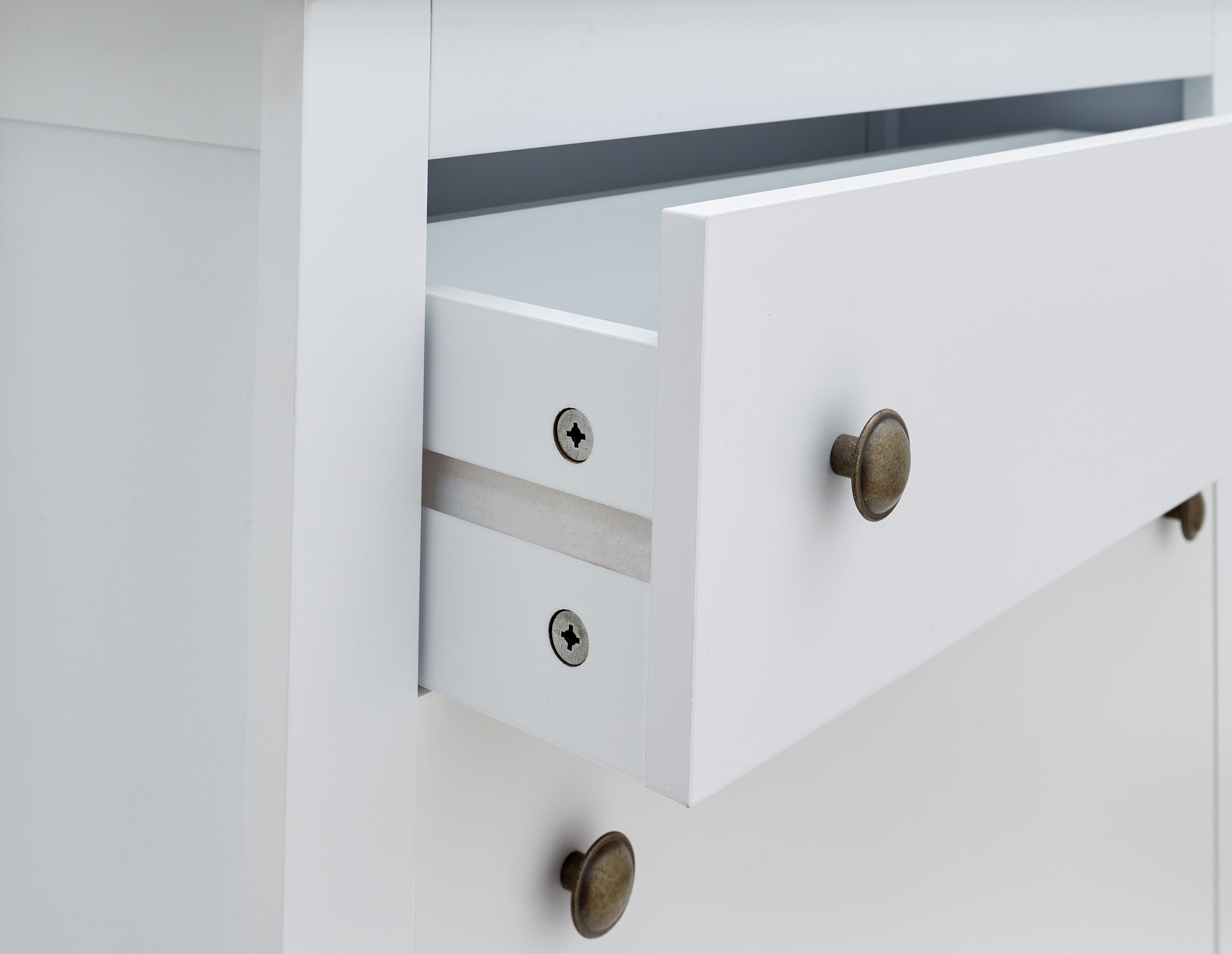 Deluxe Two Tier Shoe Cabinet – White