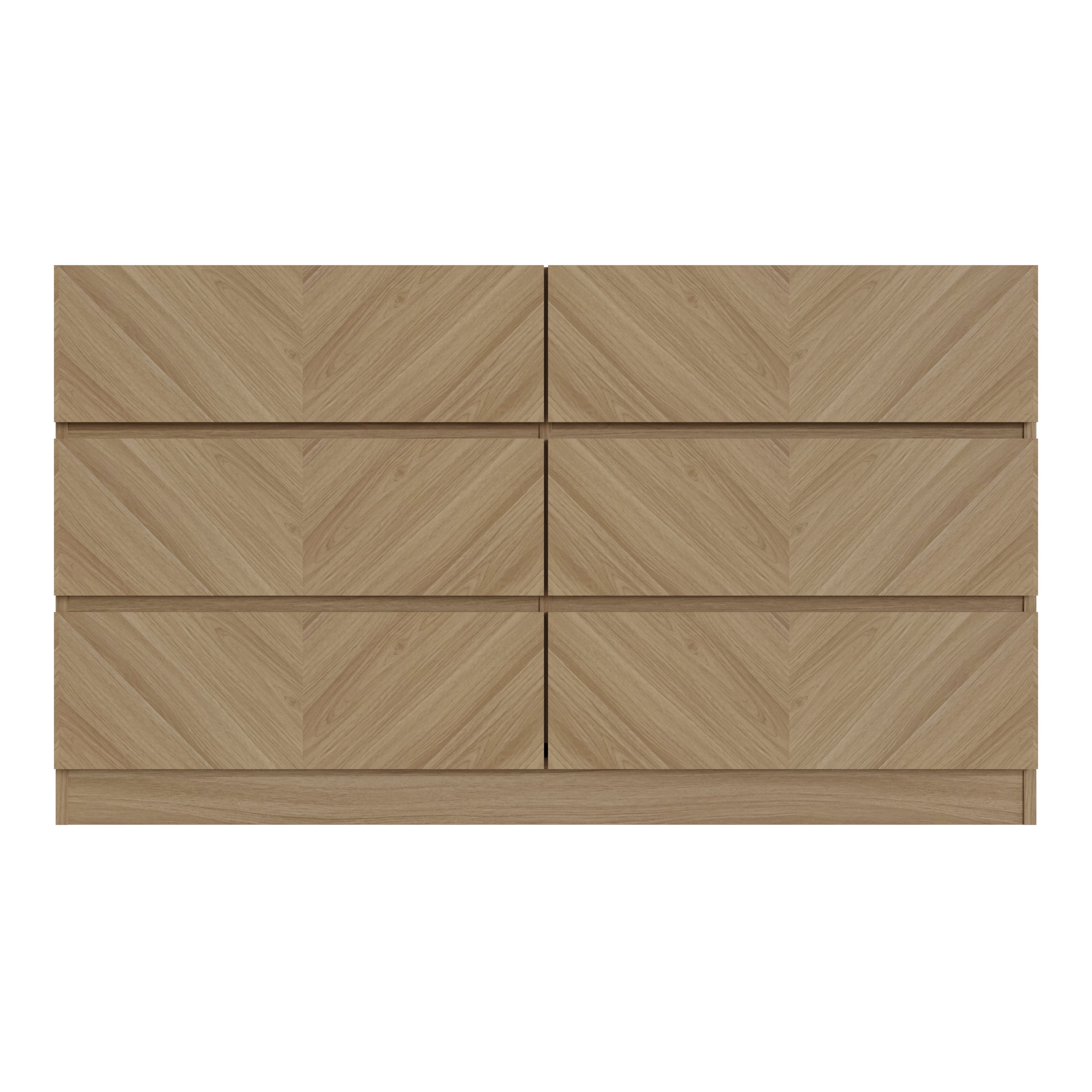 Catania 3+3 Drawer Chest Euro Oak – GFW