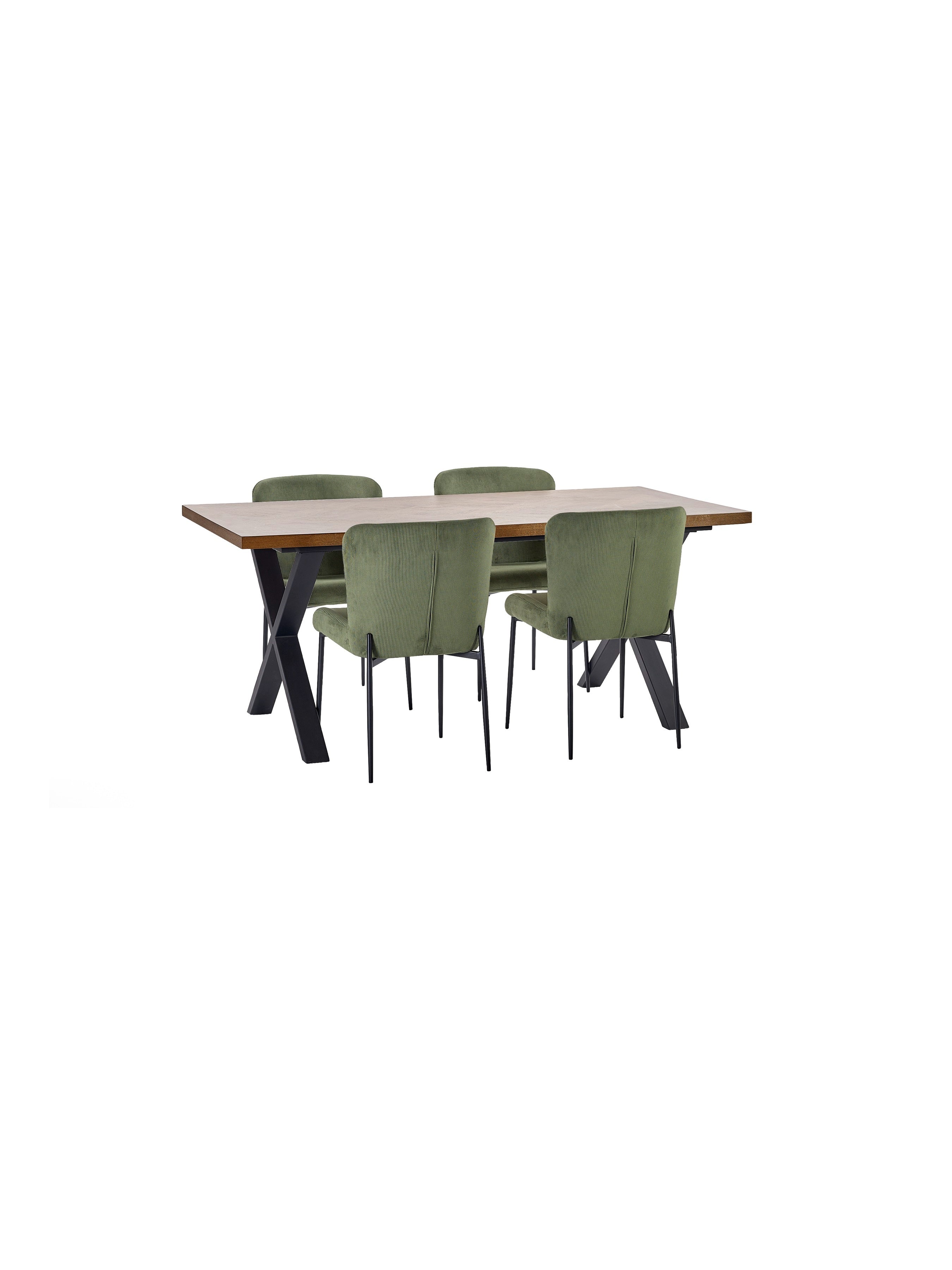 Leonie Dining Chairs - Green (Set of 2) – Julian Bowen, view 11