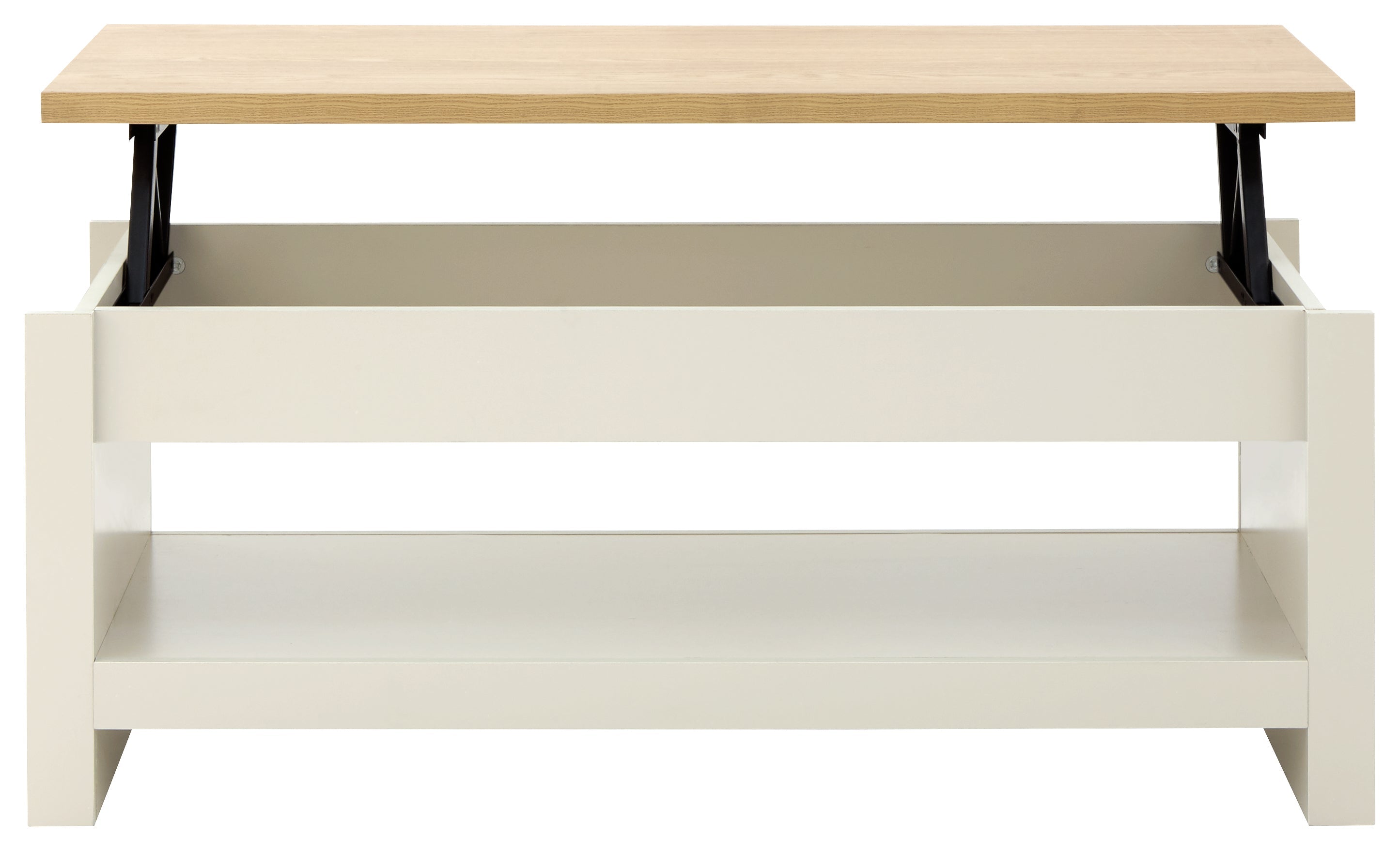 Lancaster Lift Up Coffee Table Cream – GFW, view 8