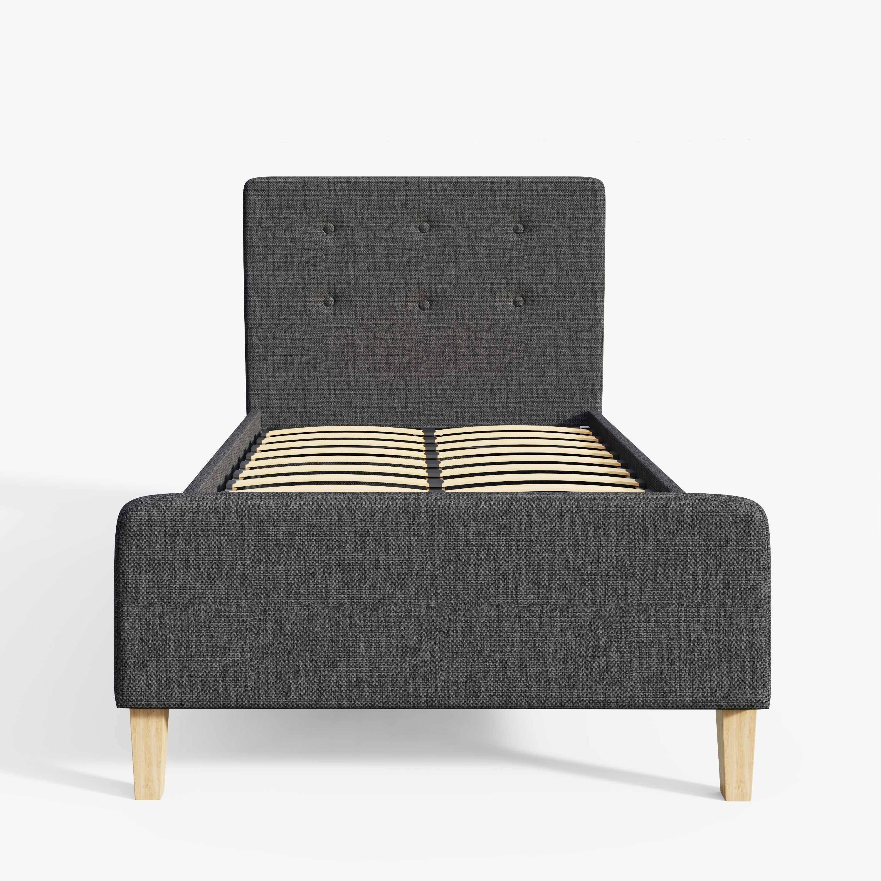 Ashbourne Fabric Upholstered Bed Grey – GFW, view 27