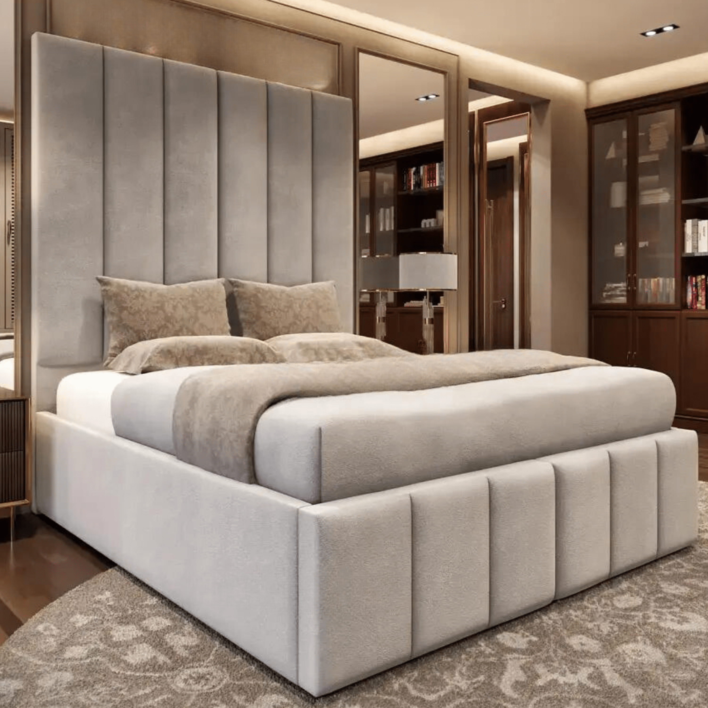 Warwick Luxury Bed With Tall Headboard – Any Bed