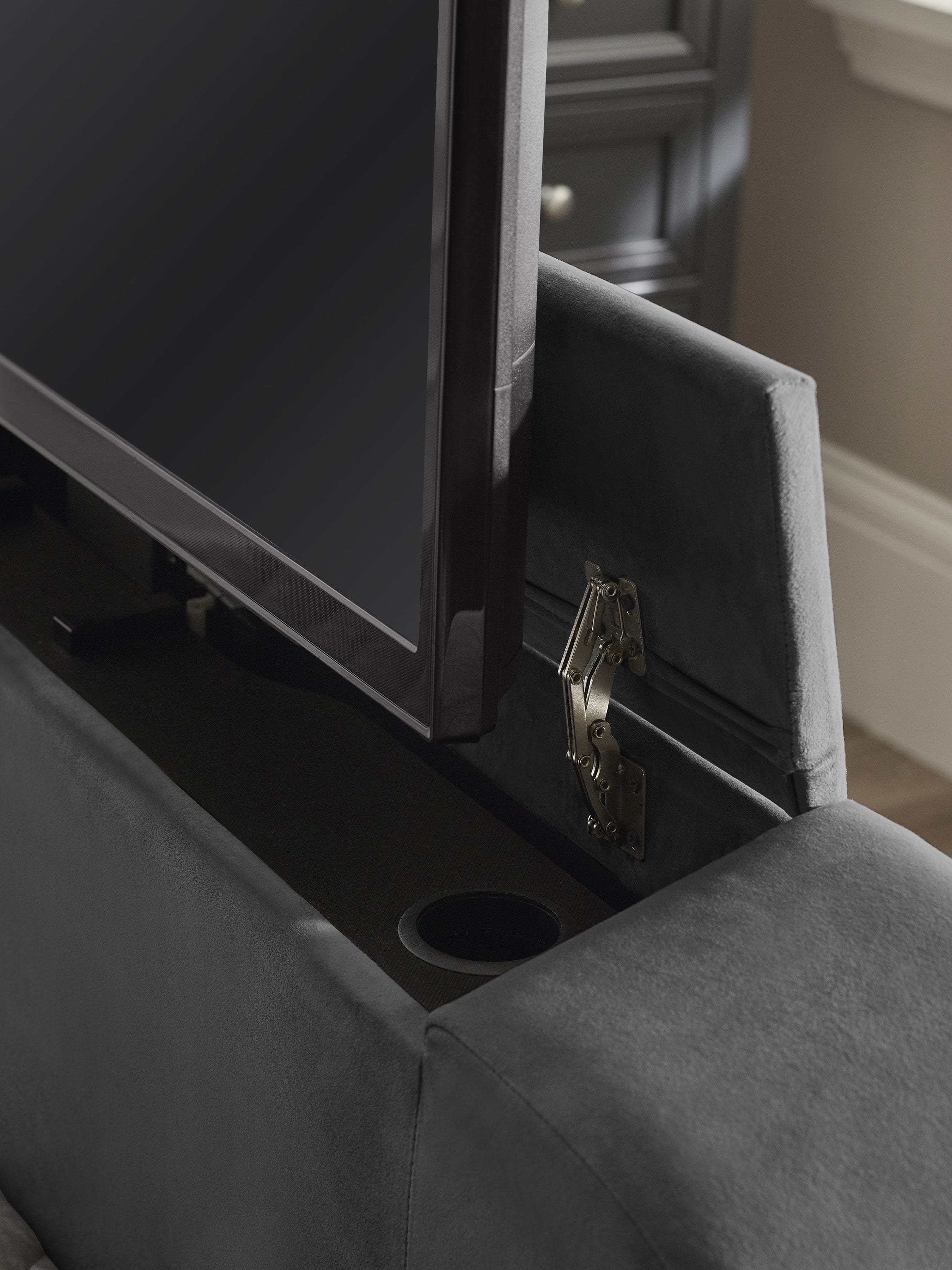 Clara Ottoman TV Bed - Dark Grey – Julian Bowen, view 19