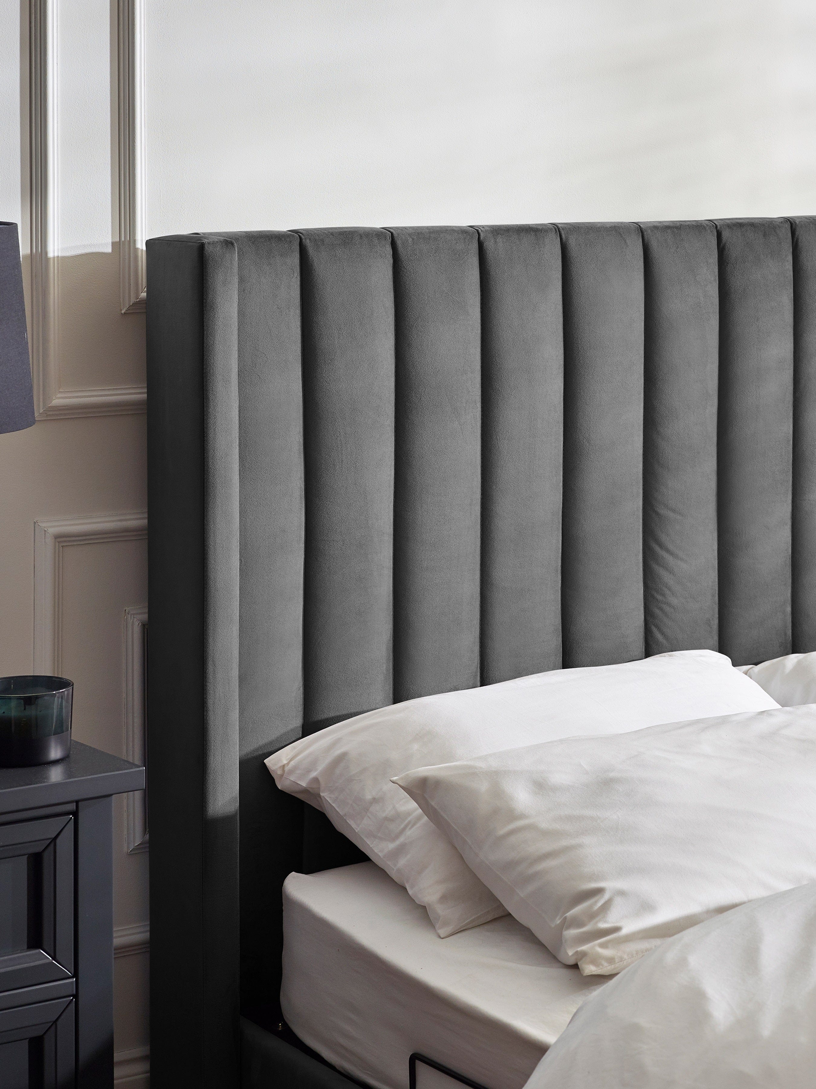 Clara Ottoman TV Bed - Dark Grey – Julian Bowen, view 41