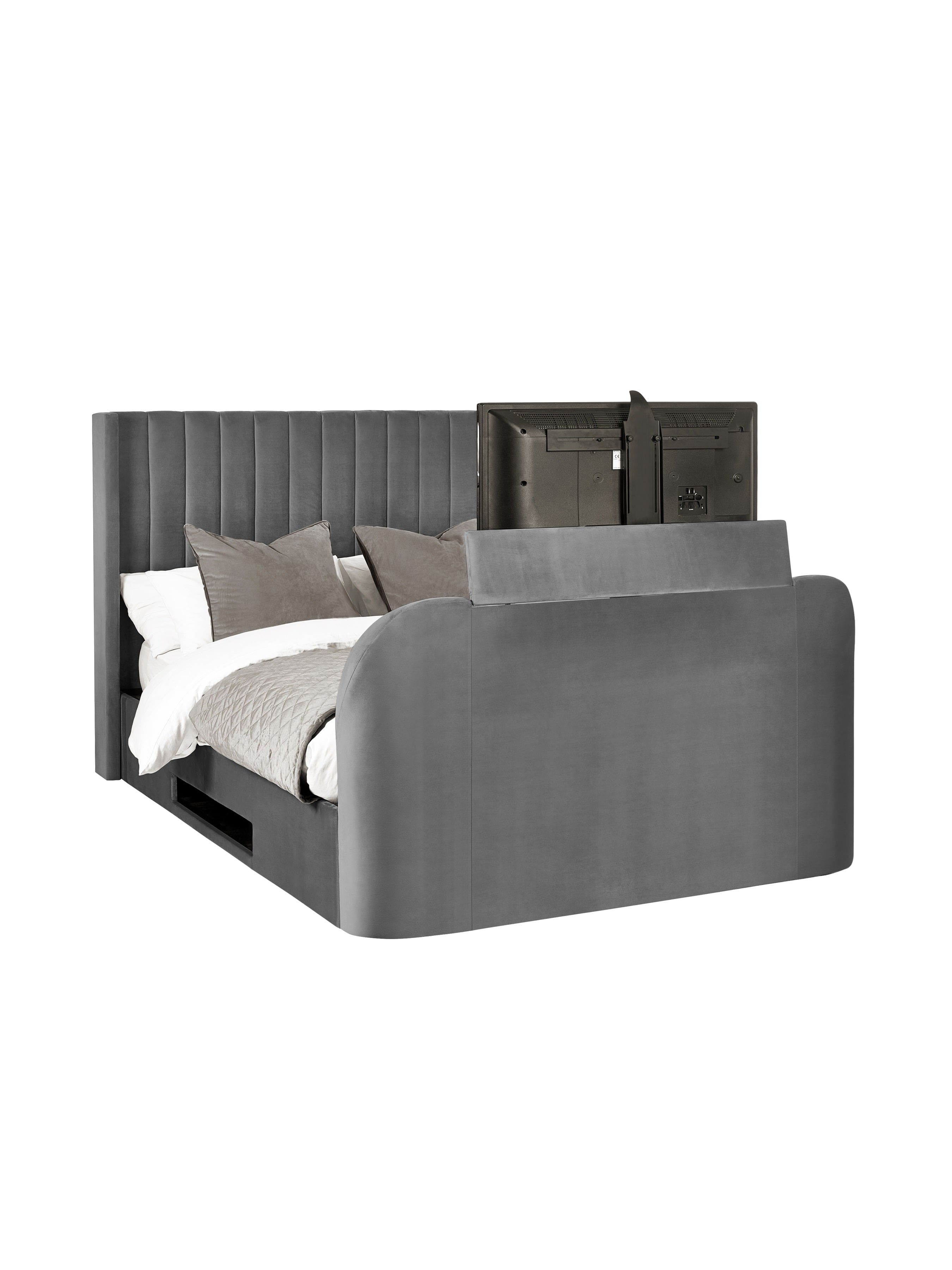 Clara Ottoman TV Bed - Dark Grey – Julian Bowen, view 31