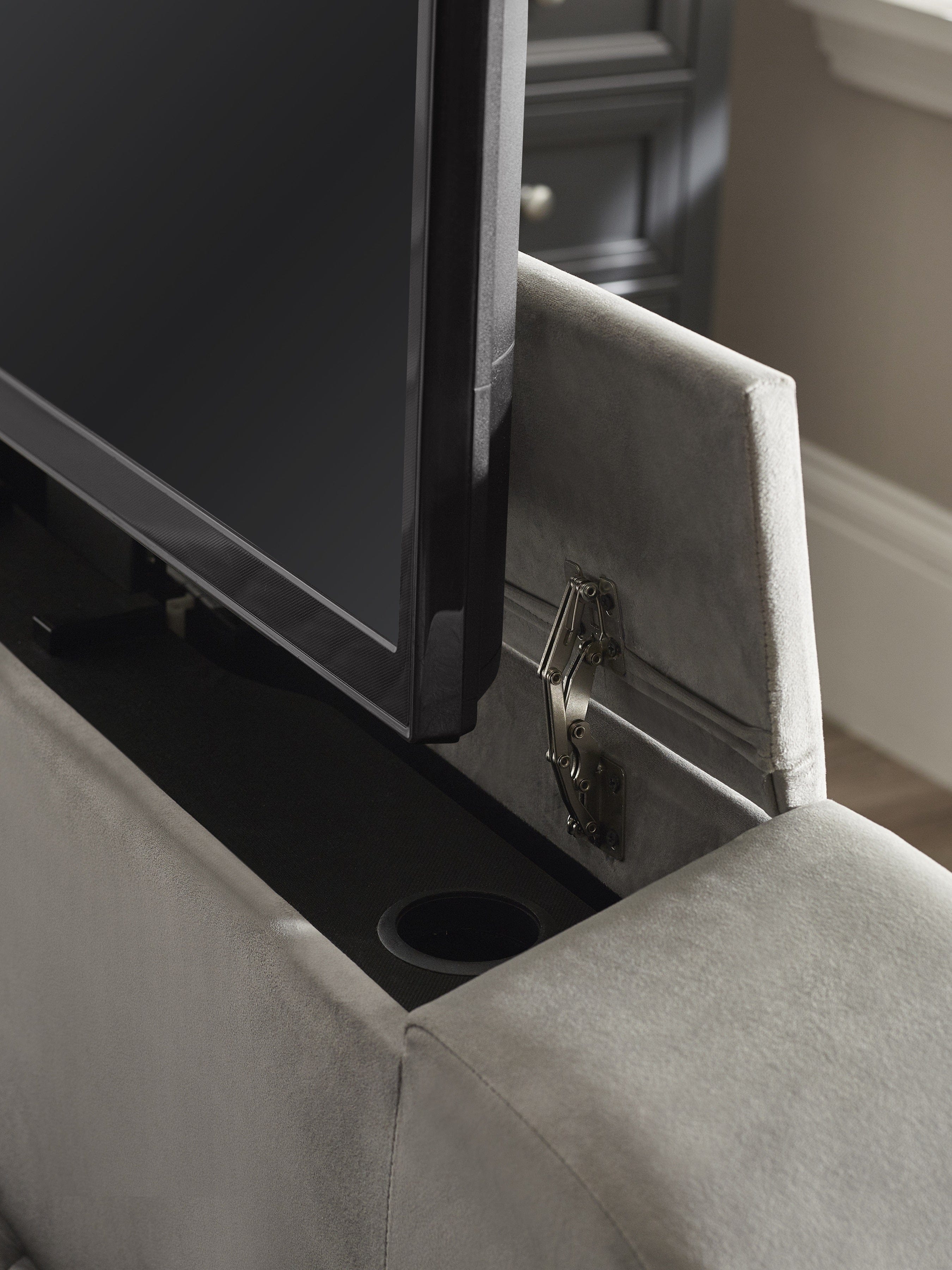 Clara Ottoman TV Bed - Light Grey – Julian Bowen, view 44