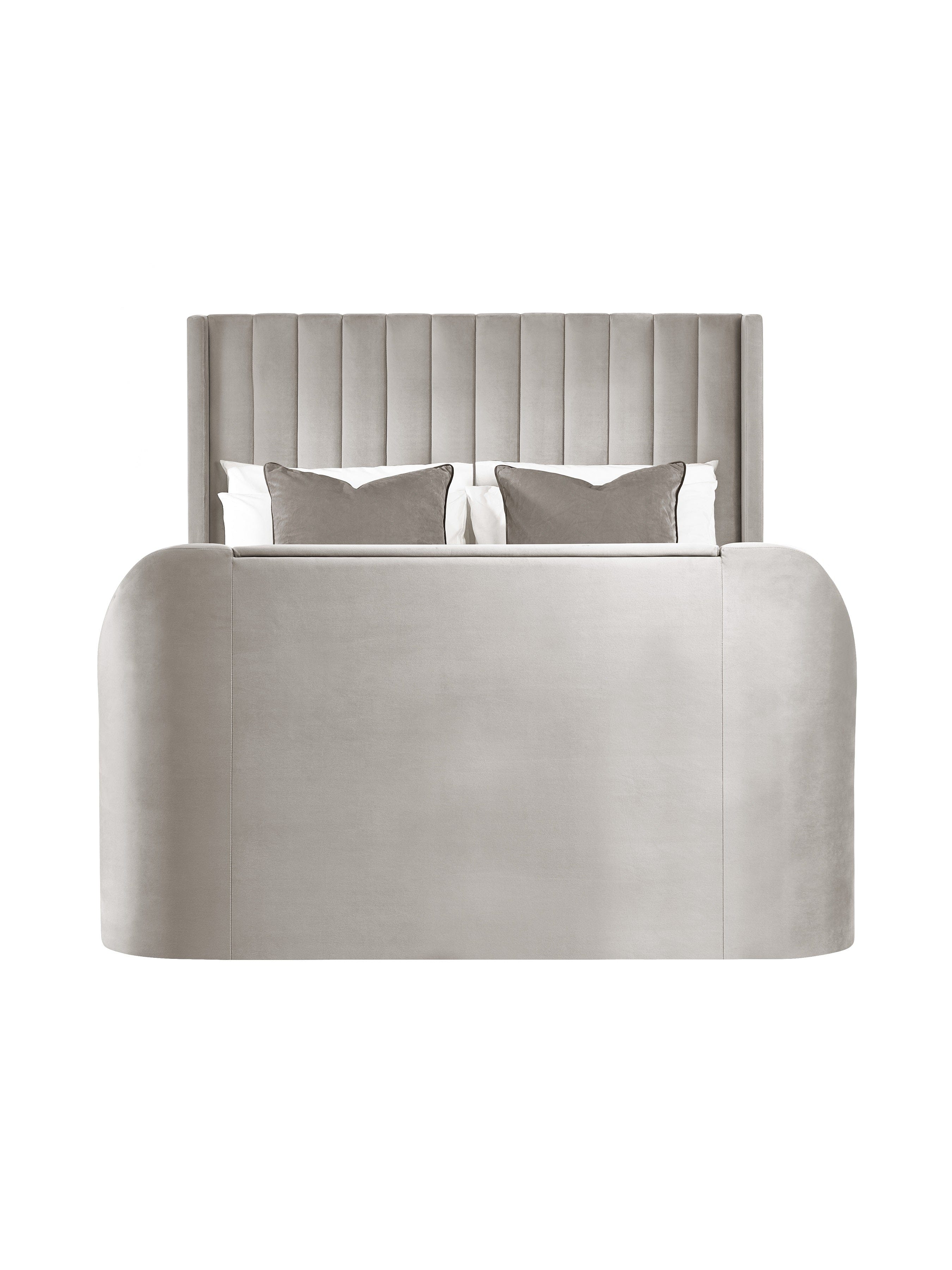 Clara Ottoman TV Bed - Light Grey – Julian Bowen, view 37