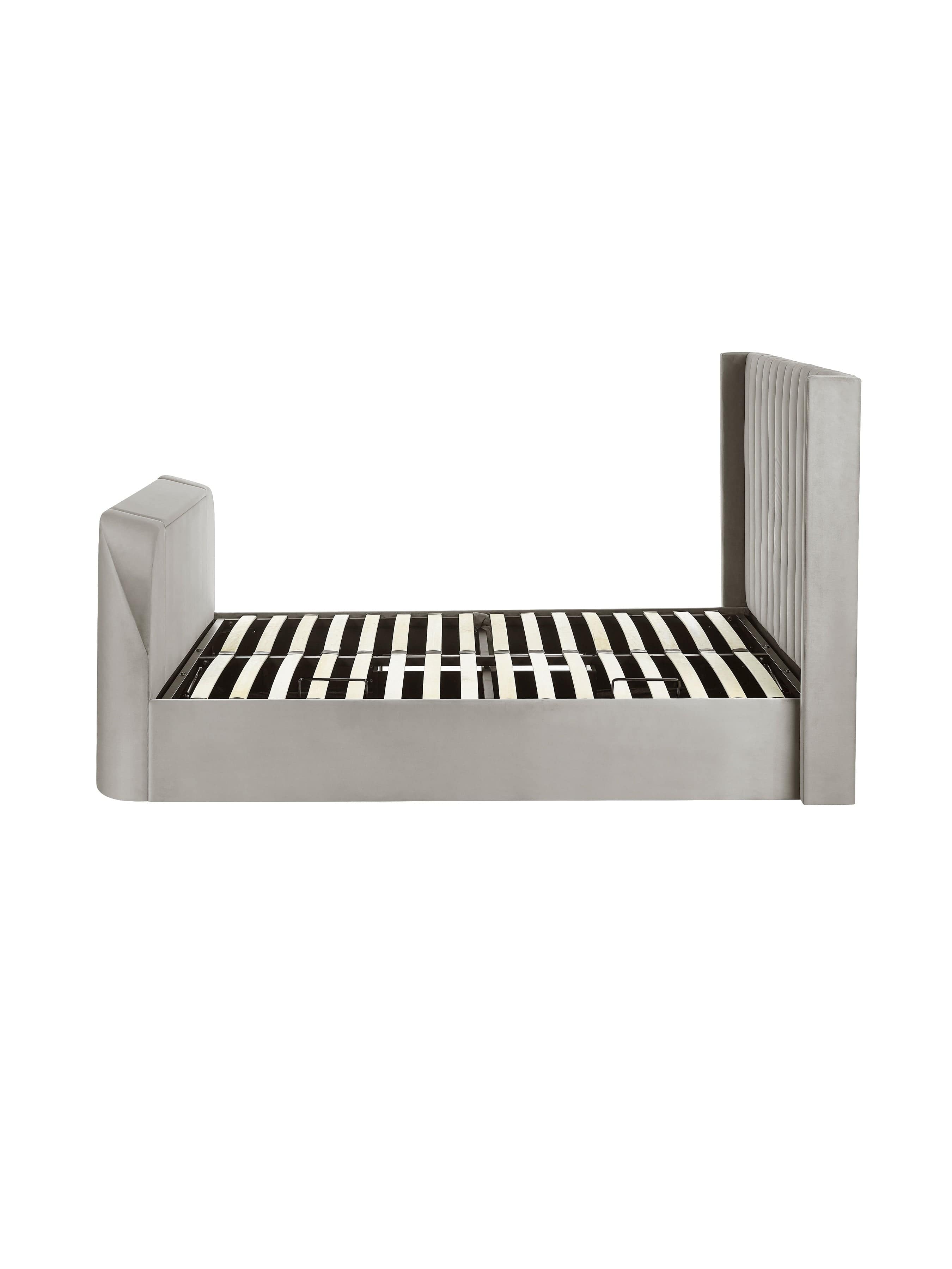 Clara Ottoman TV Bed - Light Grey – Julian Bowen, view 40