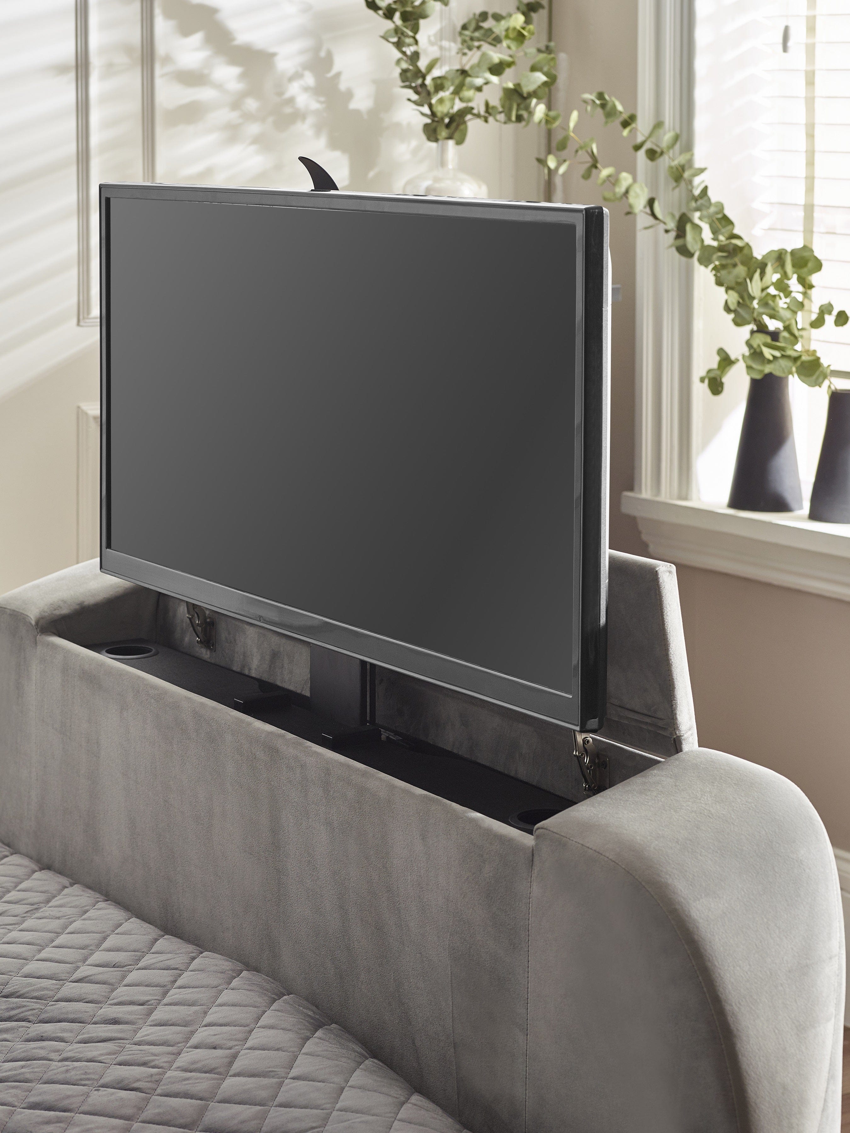 Clara Ottoman TV Bed - Light Grey – Julian Bowen, view 18