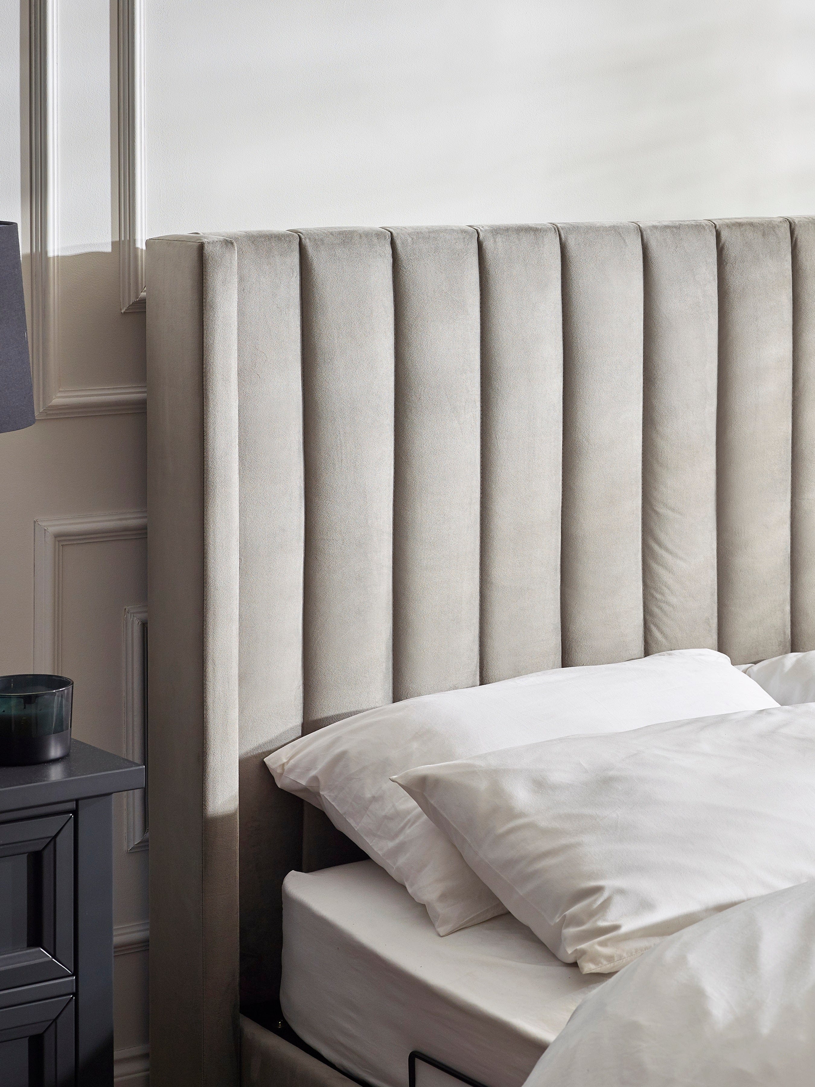 Clara Ottoman TV Bed - Light Grey – Julian Bowen, view 16