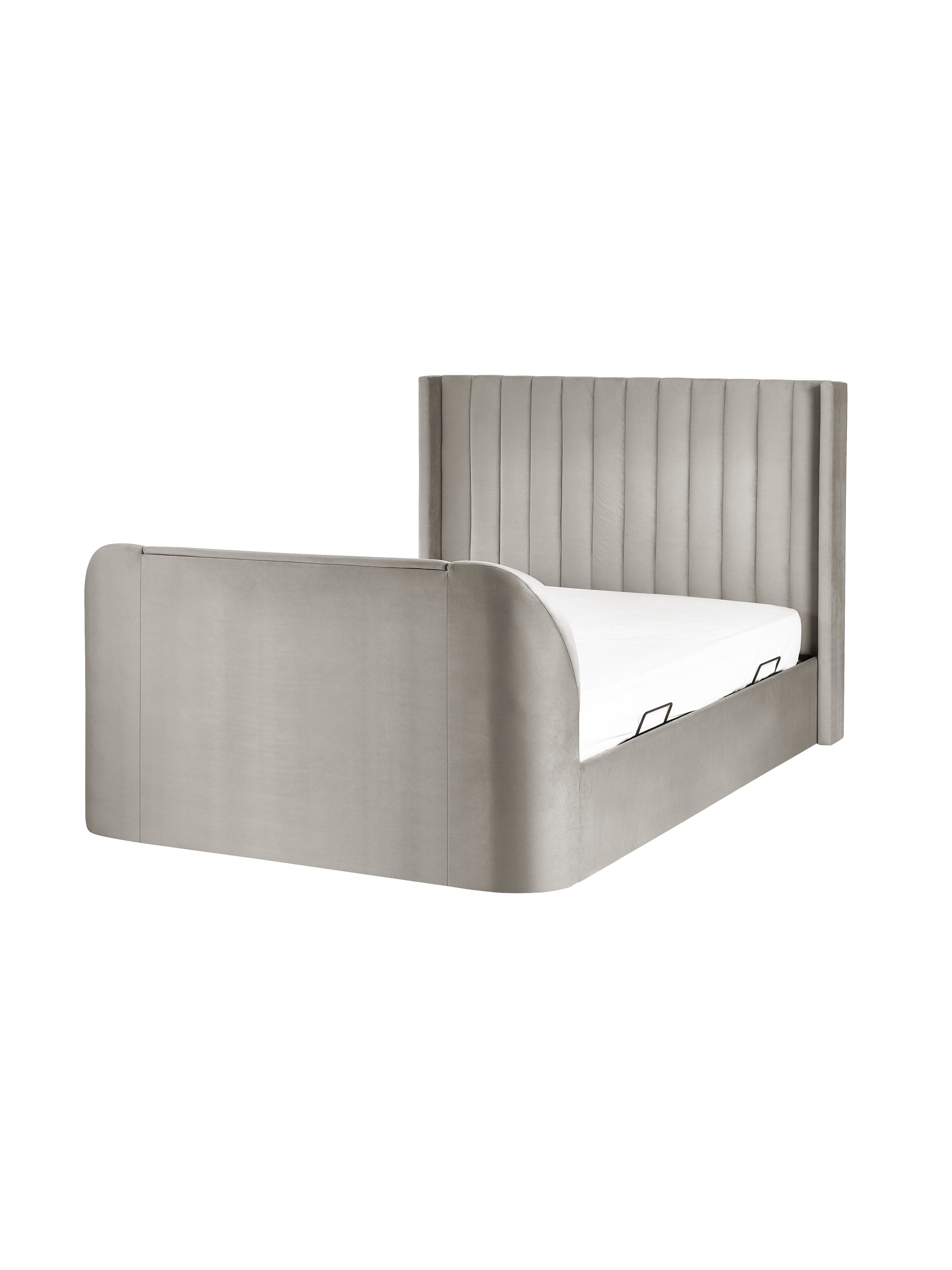 Clara Ottoman TV Bed - Light Grey – Julian Bowen, view 10