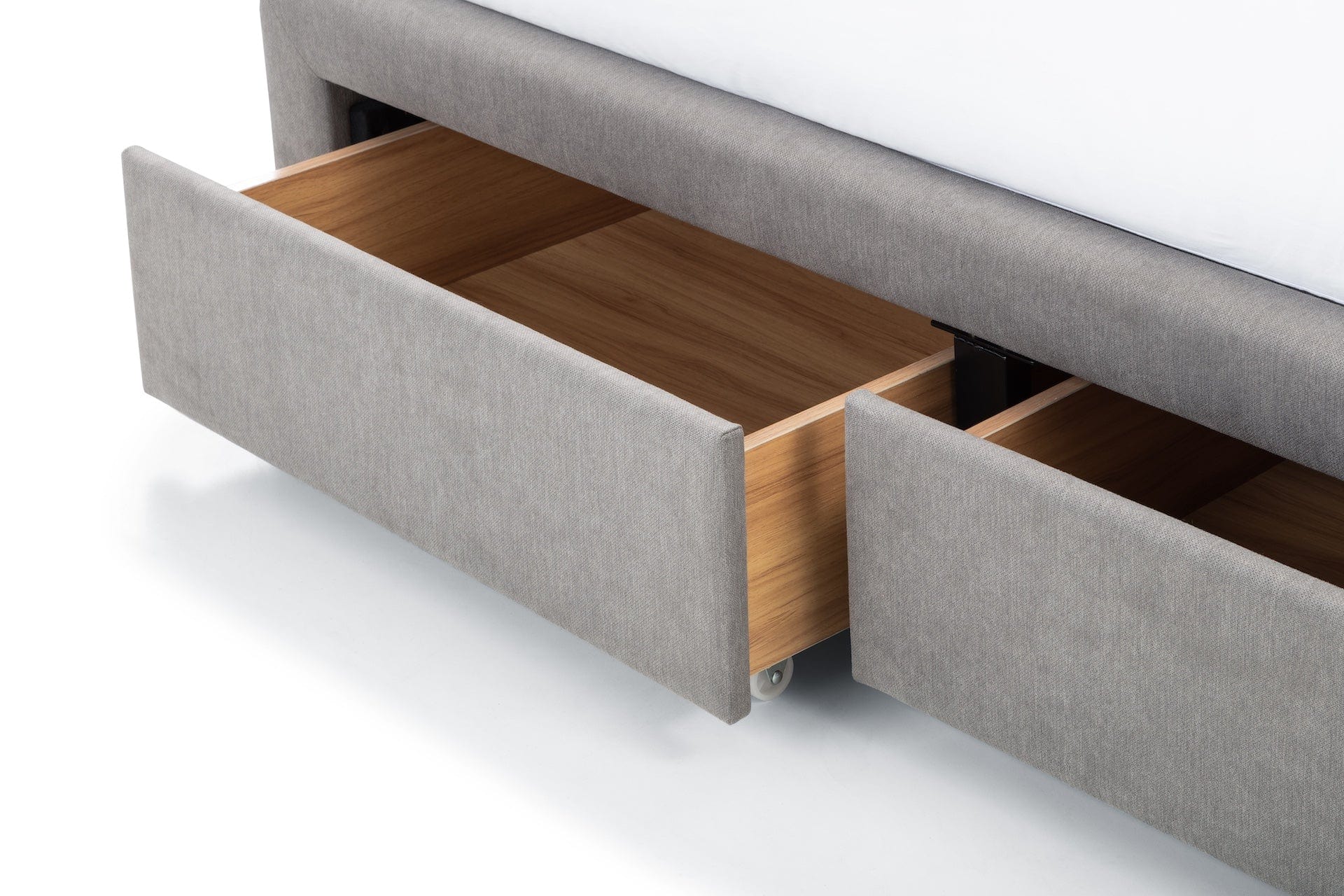 Fullerton 4 Drawer Bed - Grey – Julian Bowen, view 4