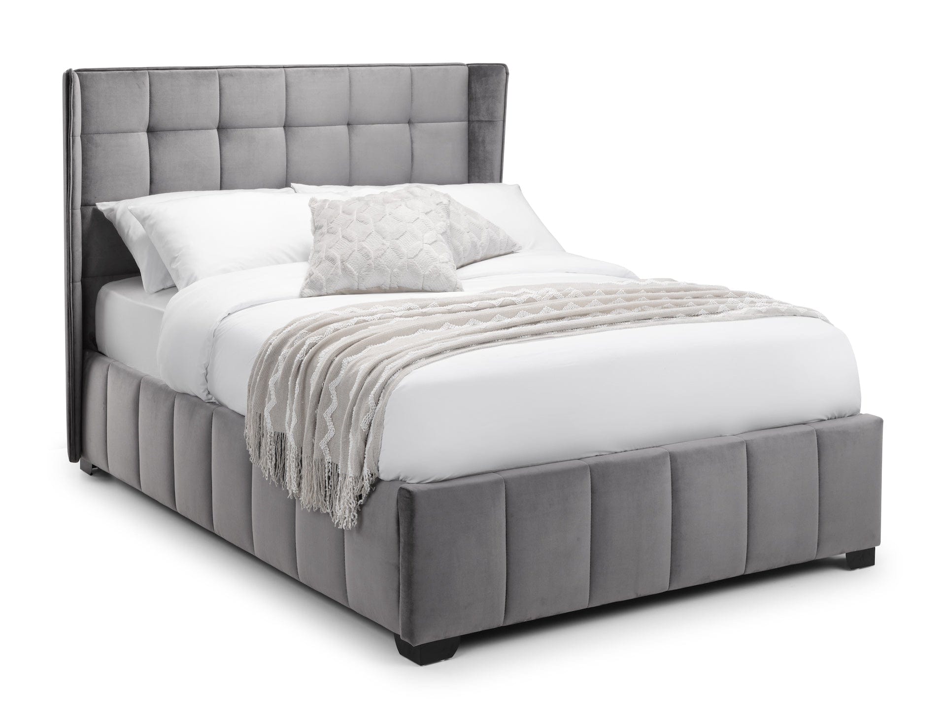 Gatsby Bed - Light Grey – Julian Bowen
