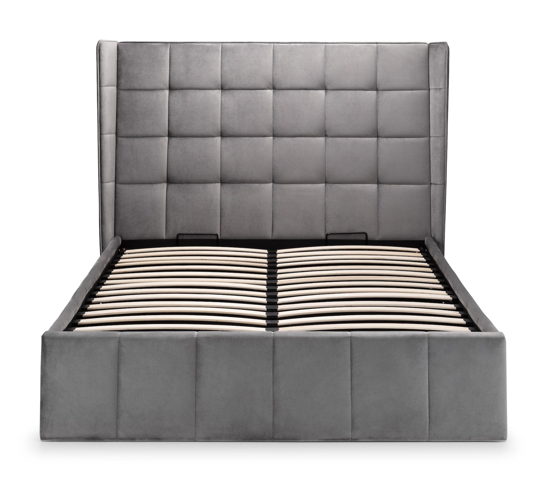 Gatsby Storage Ottoman Bed - Light Grey – Julian Bowen, view 7
