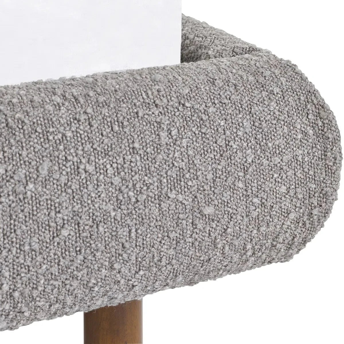 Hannah Boucle Bed - Grey – Julian Bowen, view 9