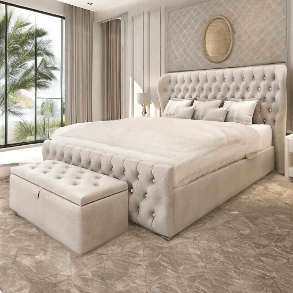 Lumley upholstered bed