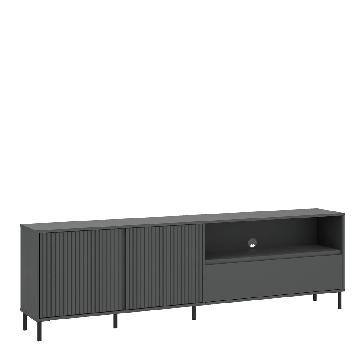 Avenale TV cabinet with 2 doors and 1 drawer in anthracite