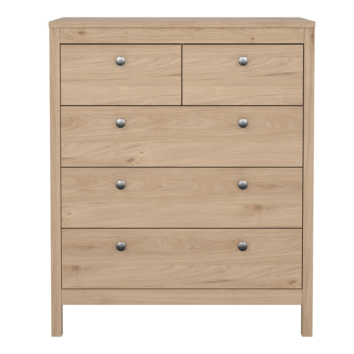 Madrid 3+2 drawer chest in Jackson Hickory oak, photo 2