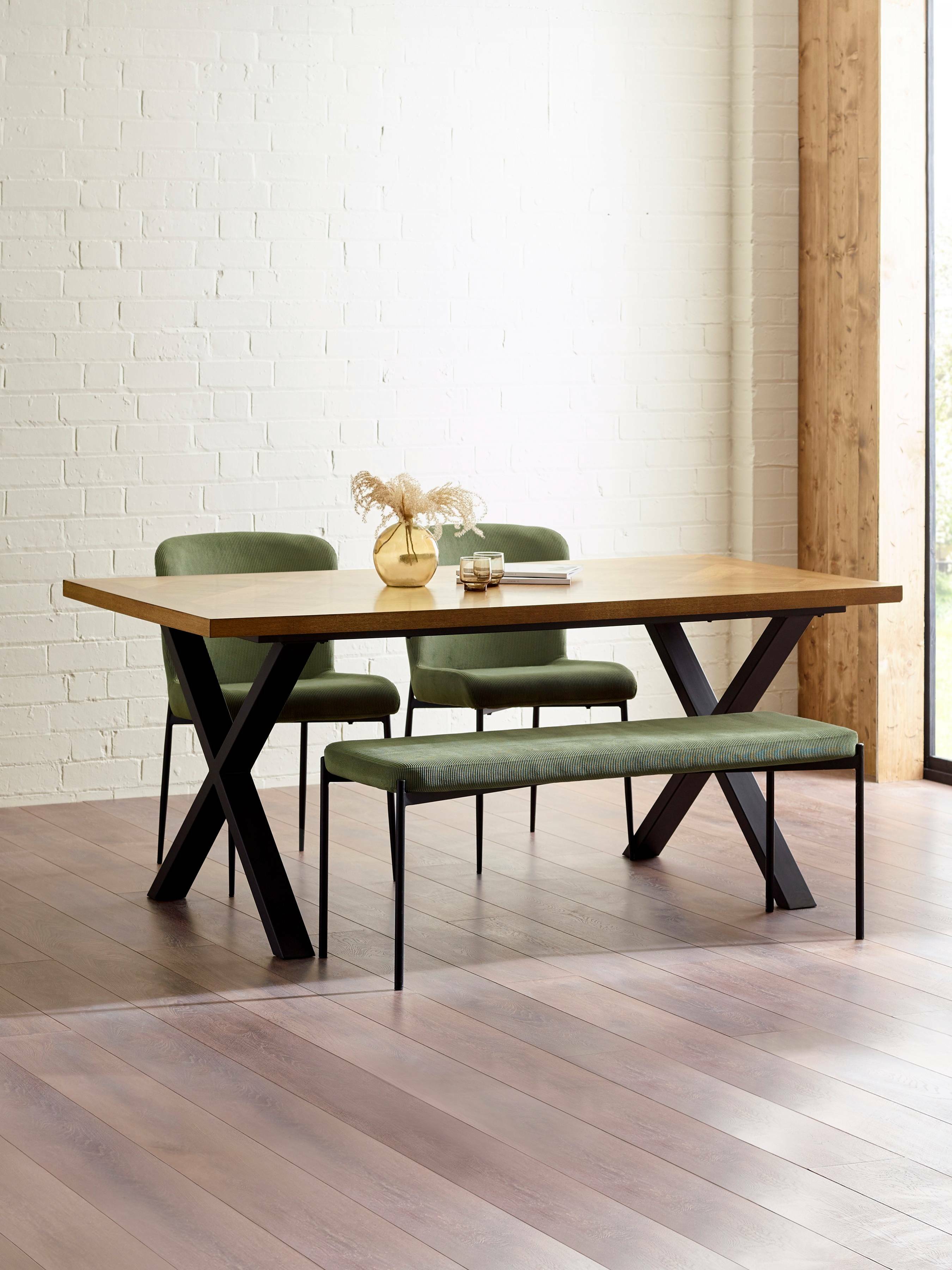 Leonie Dining Chairs - Green (Set of 2) – Julian Bowen, view 14