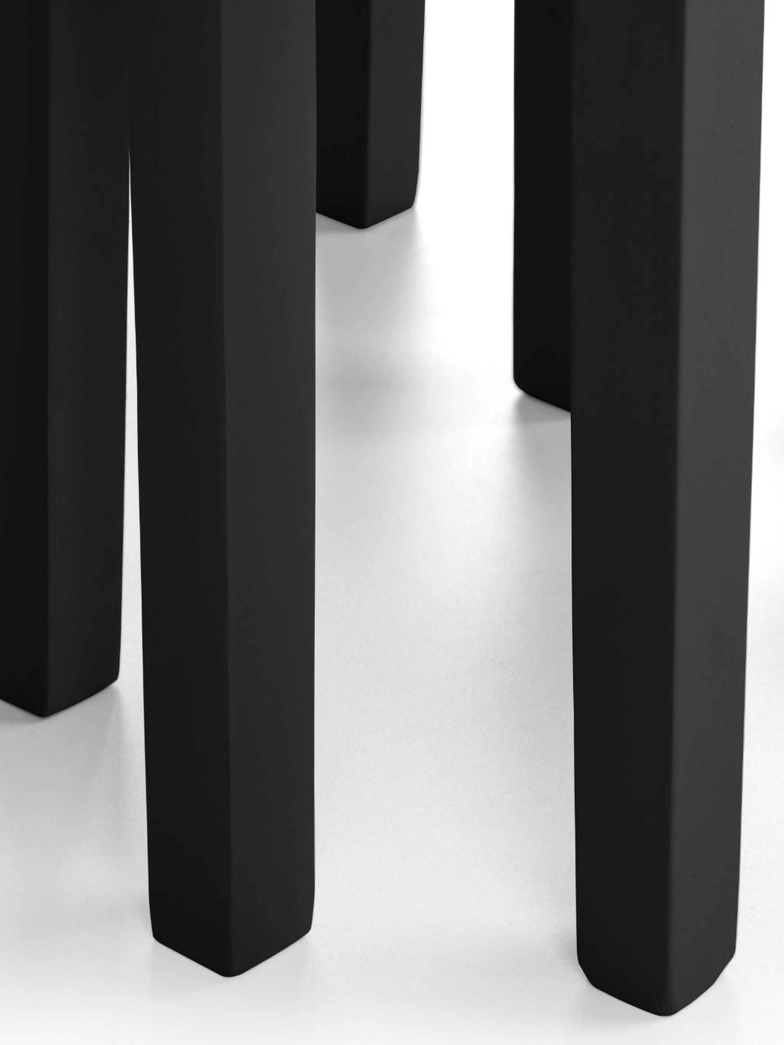 Cleo 2 Tone Black and Oak Nest of Tables – Julian Bowen, view 6
