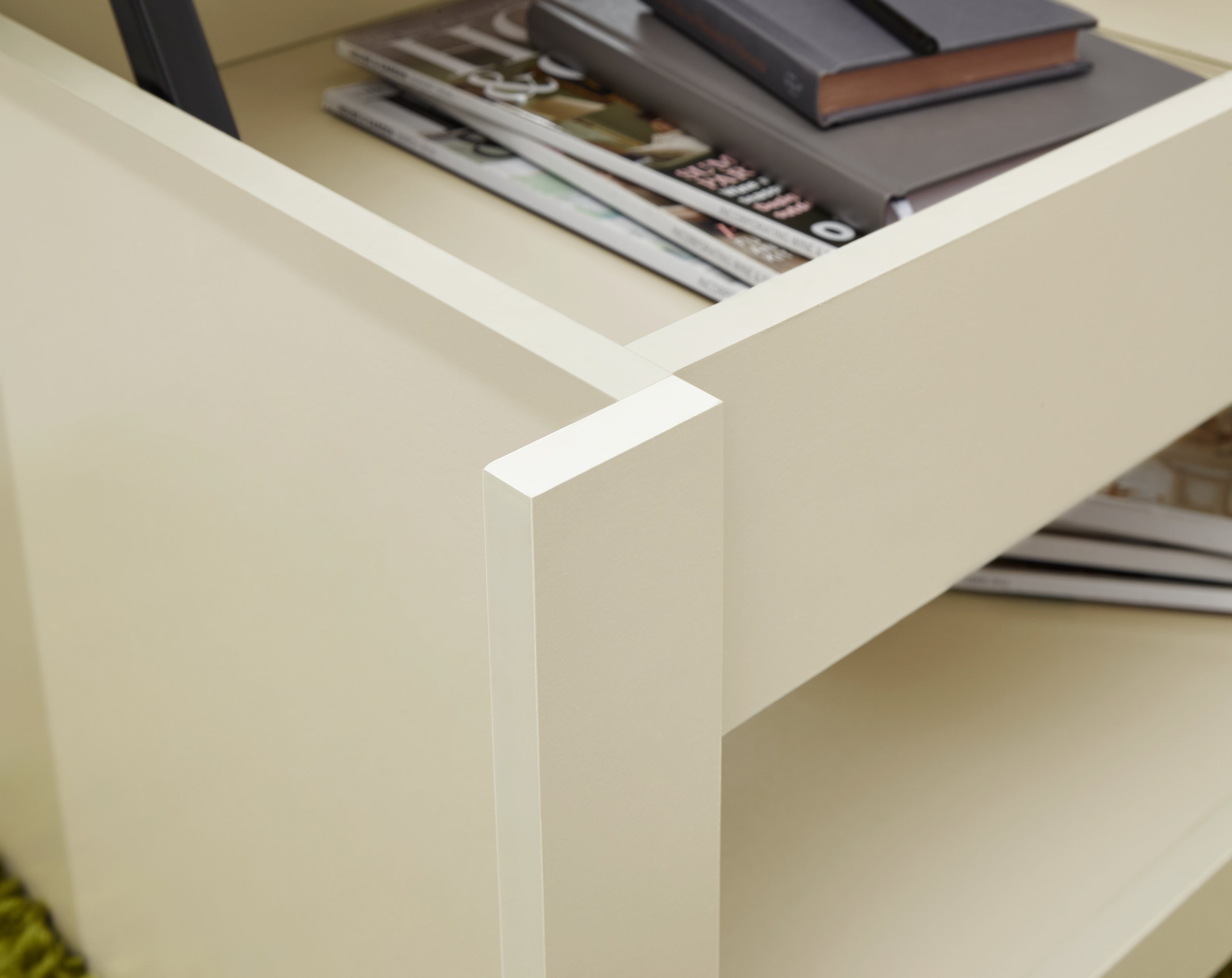 Lancaster Lift Up Coffee Table Cream – GFW, view 7