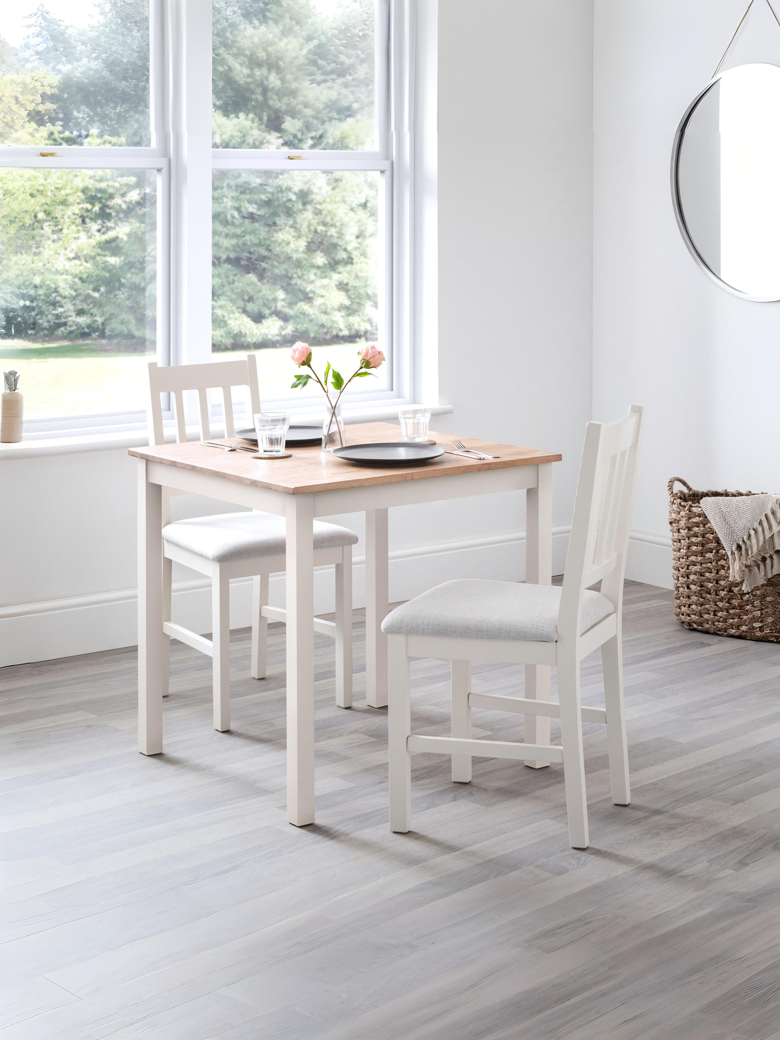 Coxmoor Dining Chairs - Ivory (Set of 2) – Julian Bowen, view 2