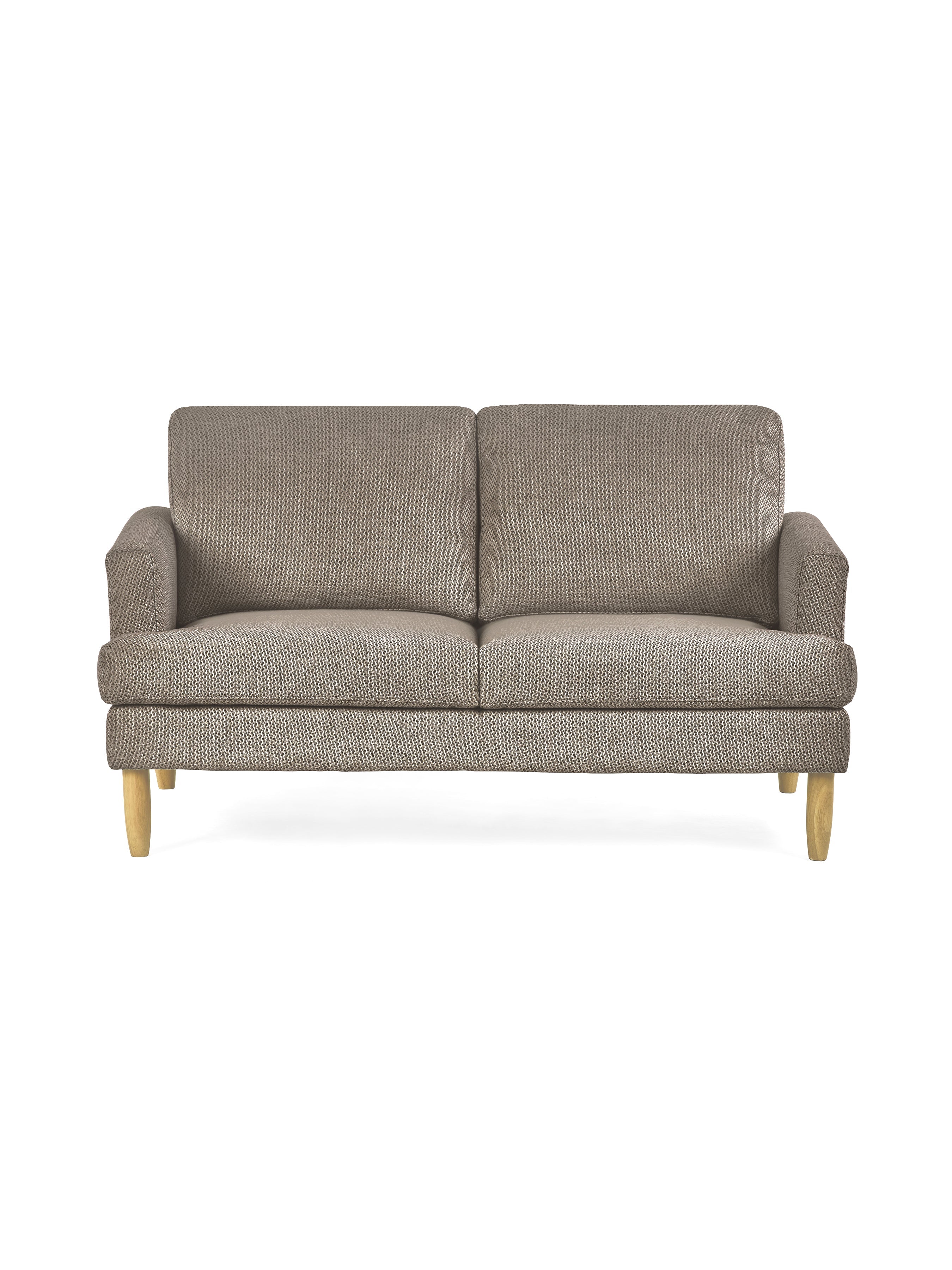 Daisy Coyote Grey Chenille Upholstered Compact 2 Seater Sofa – Julian Bowen, view 3
