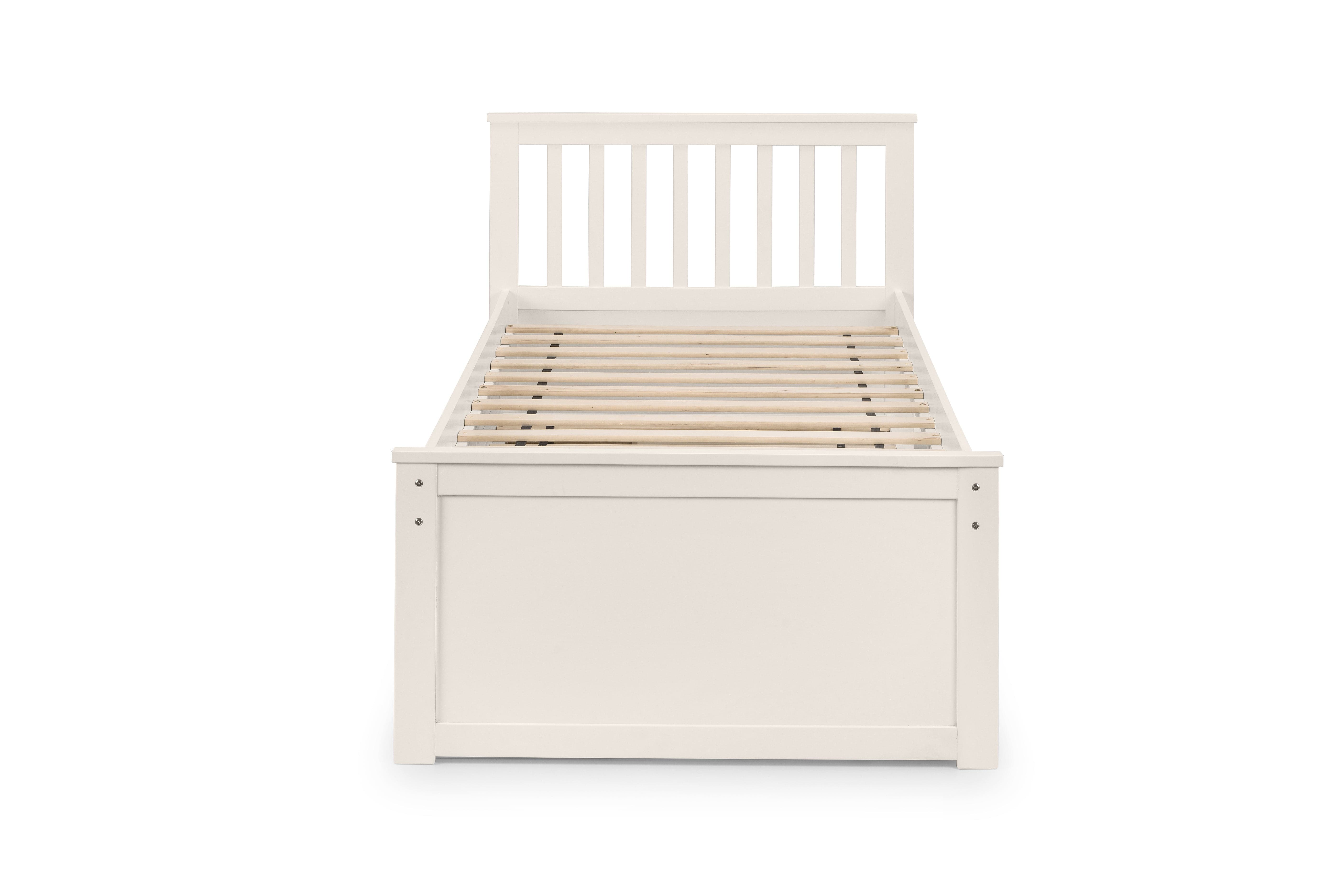 Maisie Bed With Underbed And Drawers - Surf White – Julian Bowen, view 4