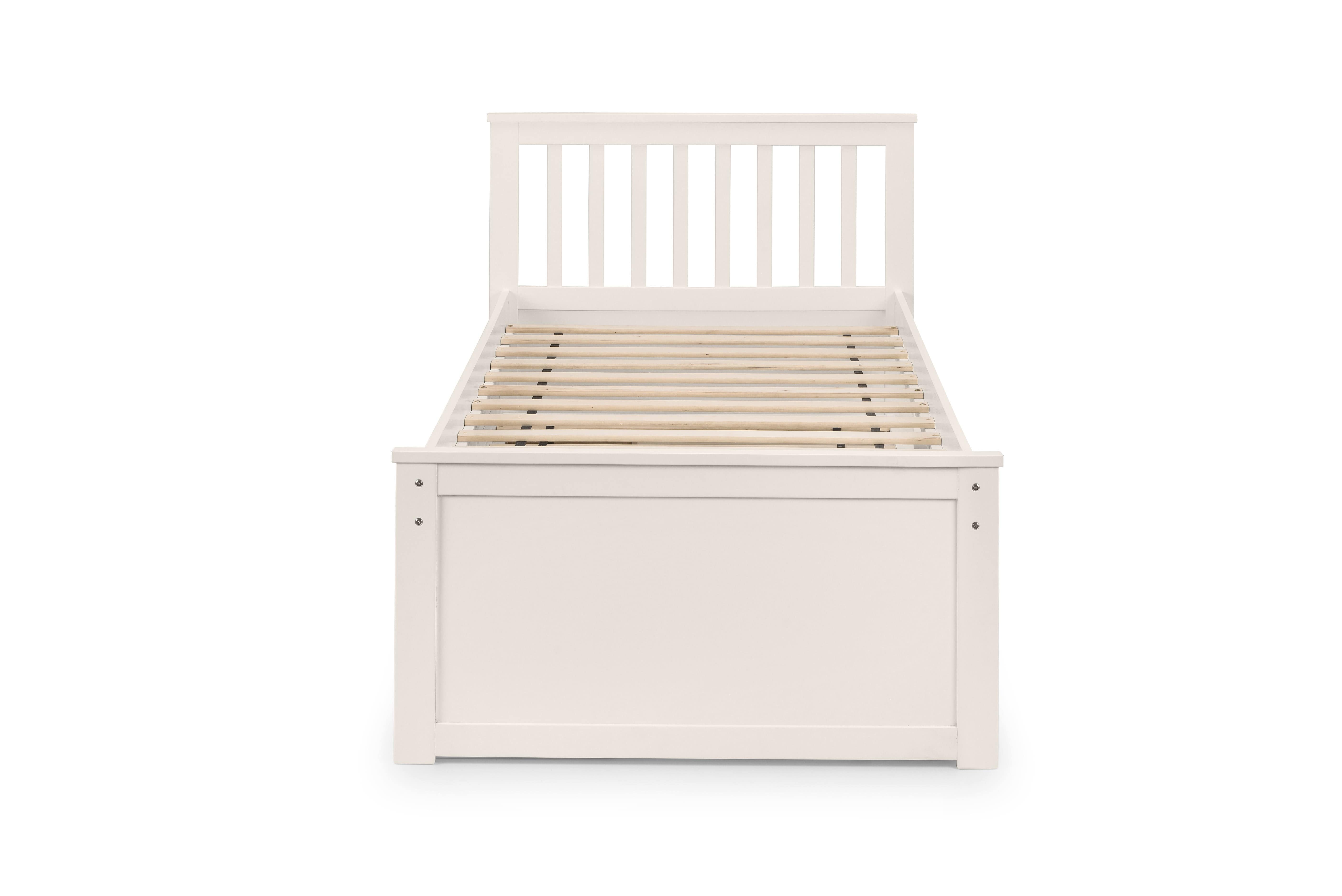 Maisie Bed With Underbed And Drawers - Surf White – Julian Bowen, view 13