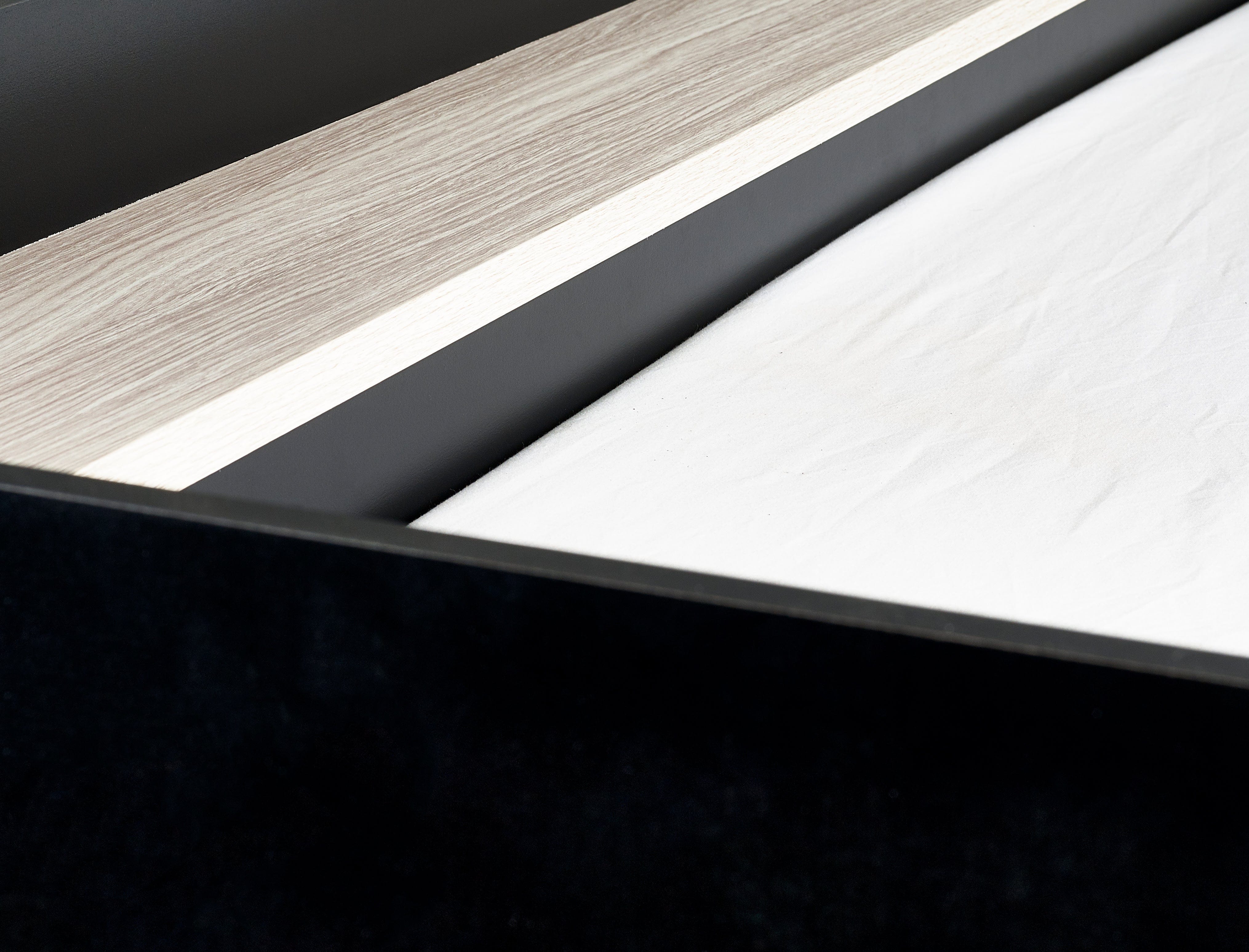 Blaze Gaming Highsleeper Bed - Black And Pale Wood – Julian Bowen, view 9