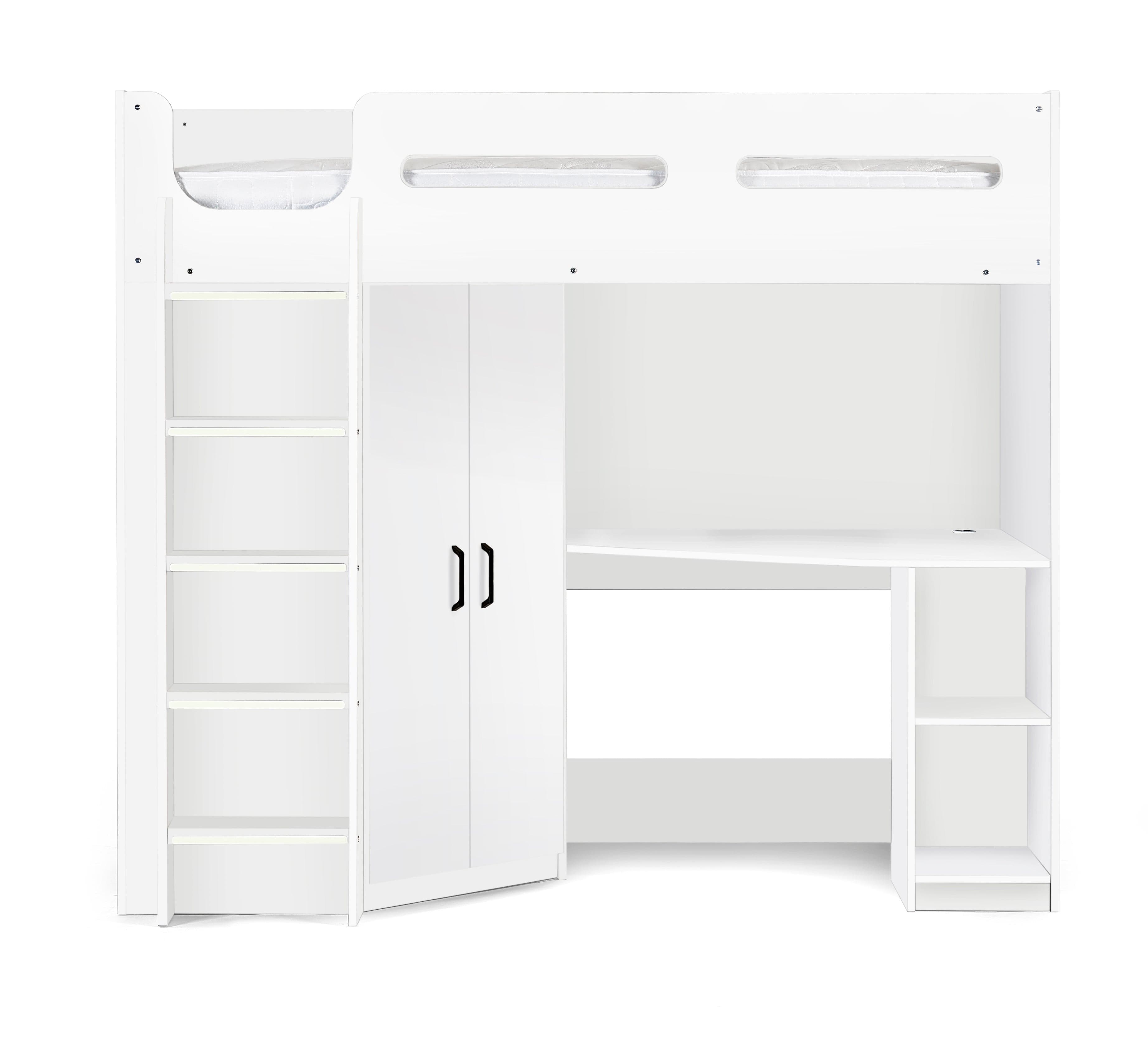 Hercules High Sleeper - All White – Julian Bowen, view 3