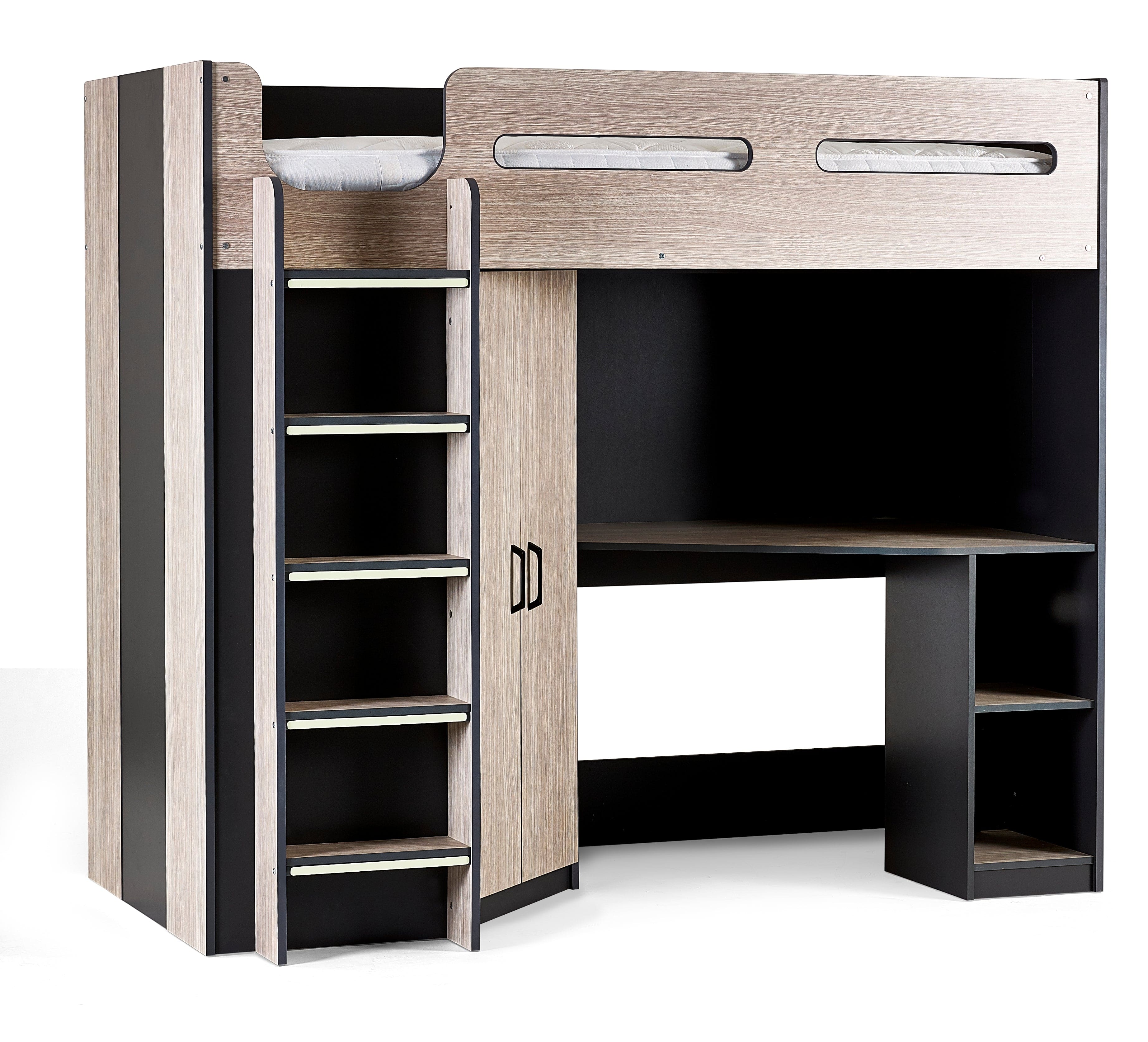 Hercules High Sleeper - Woodgrain & Anthracite – Julian Bowen