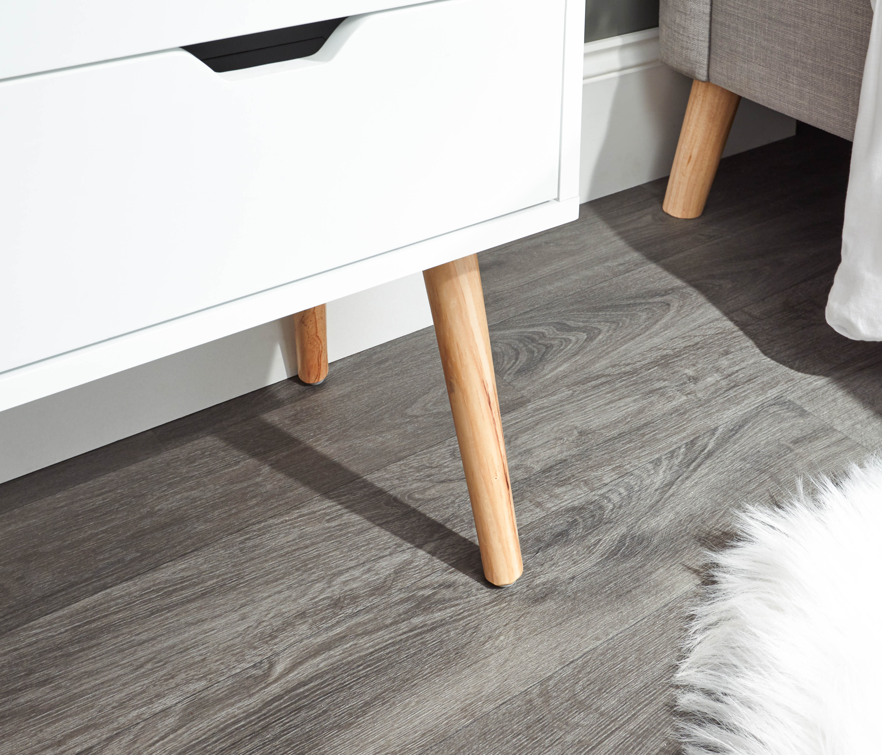 Nyborg Pair Of 2 Drawer Bedsides – White