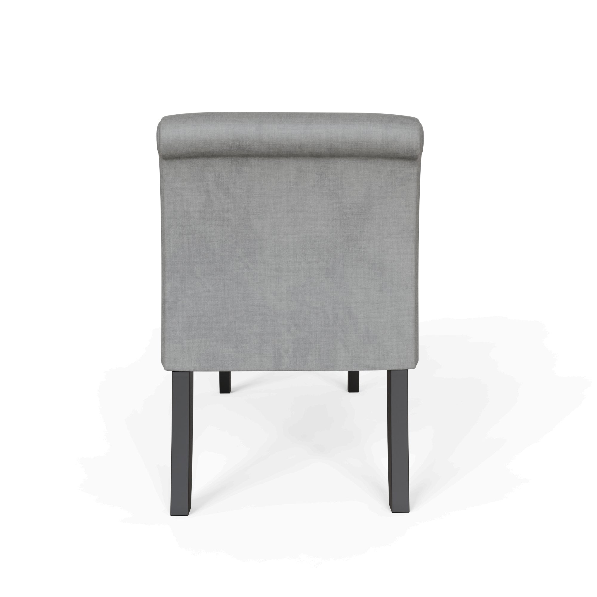 Balmoral Window Seat Grey Chenille – GFW, view 8