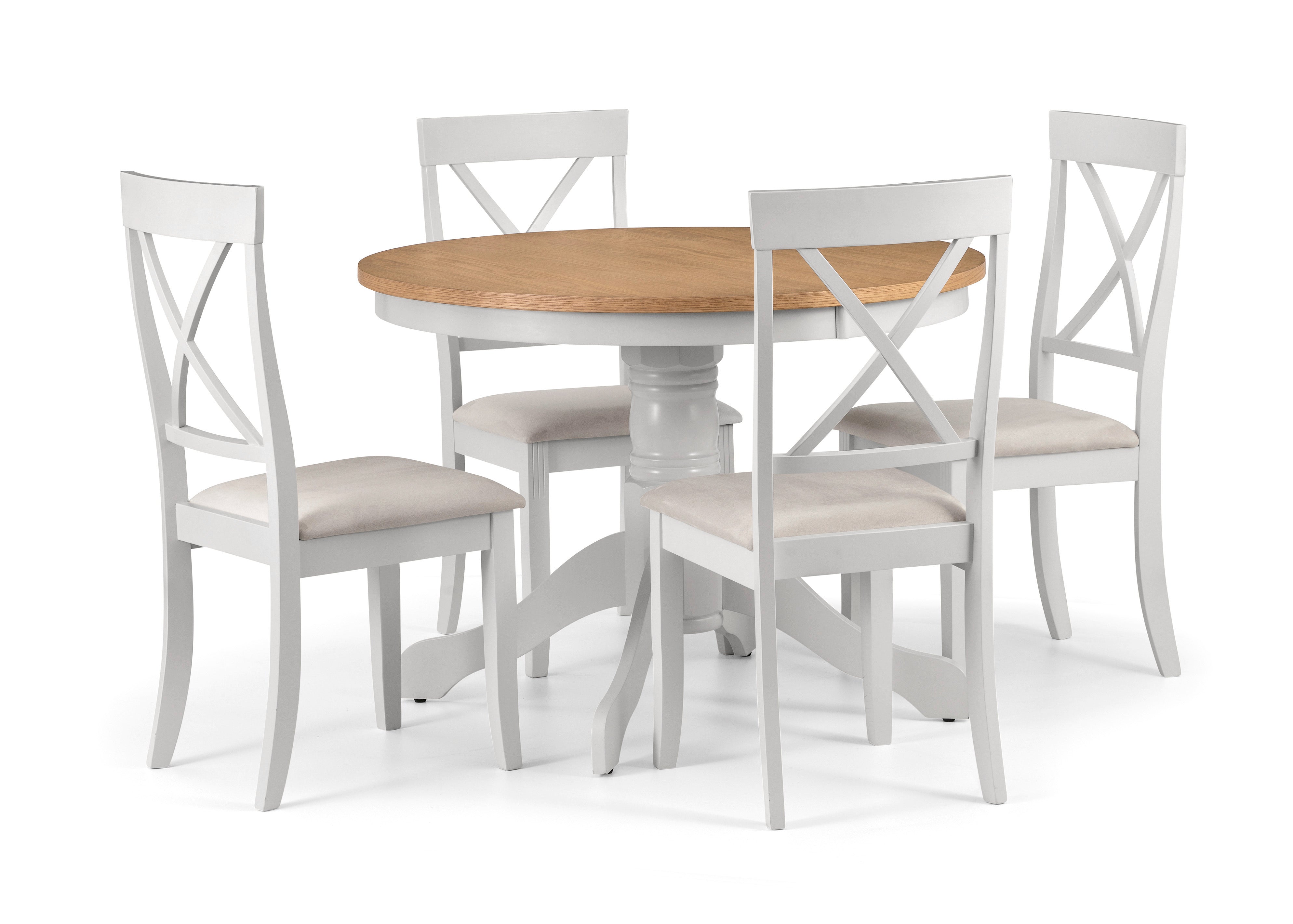 Davenport Elephant Grey Dining Chairs (Set Of 2) – Julian Bowen, view 6