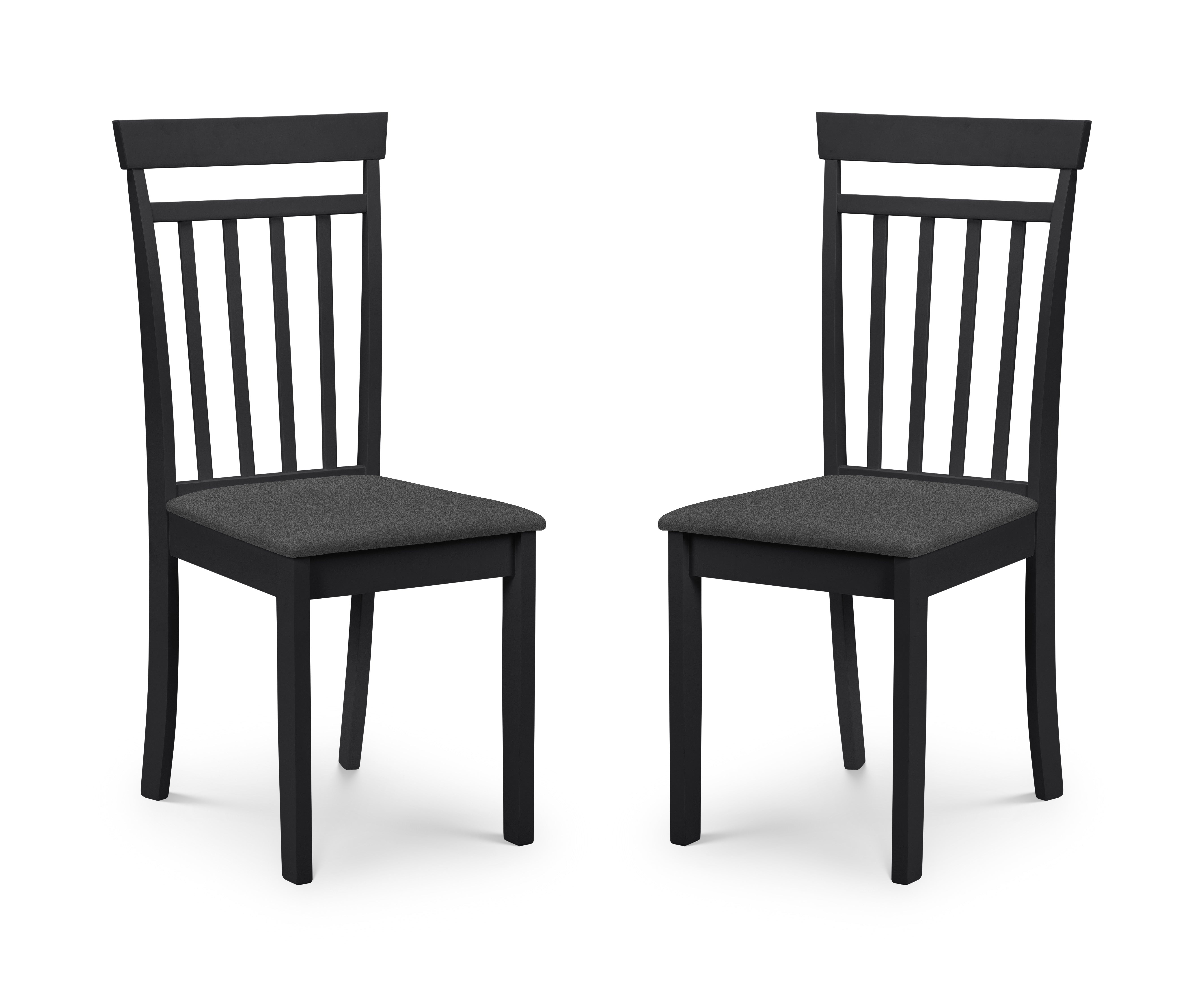 Coast Black Dining Chairs (Set of2) – Julian Bowen