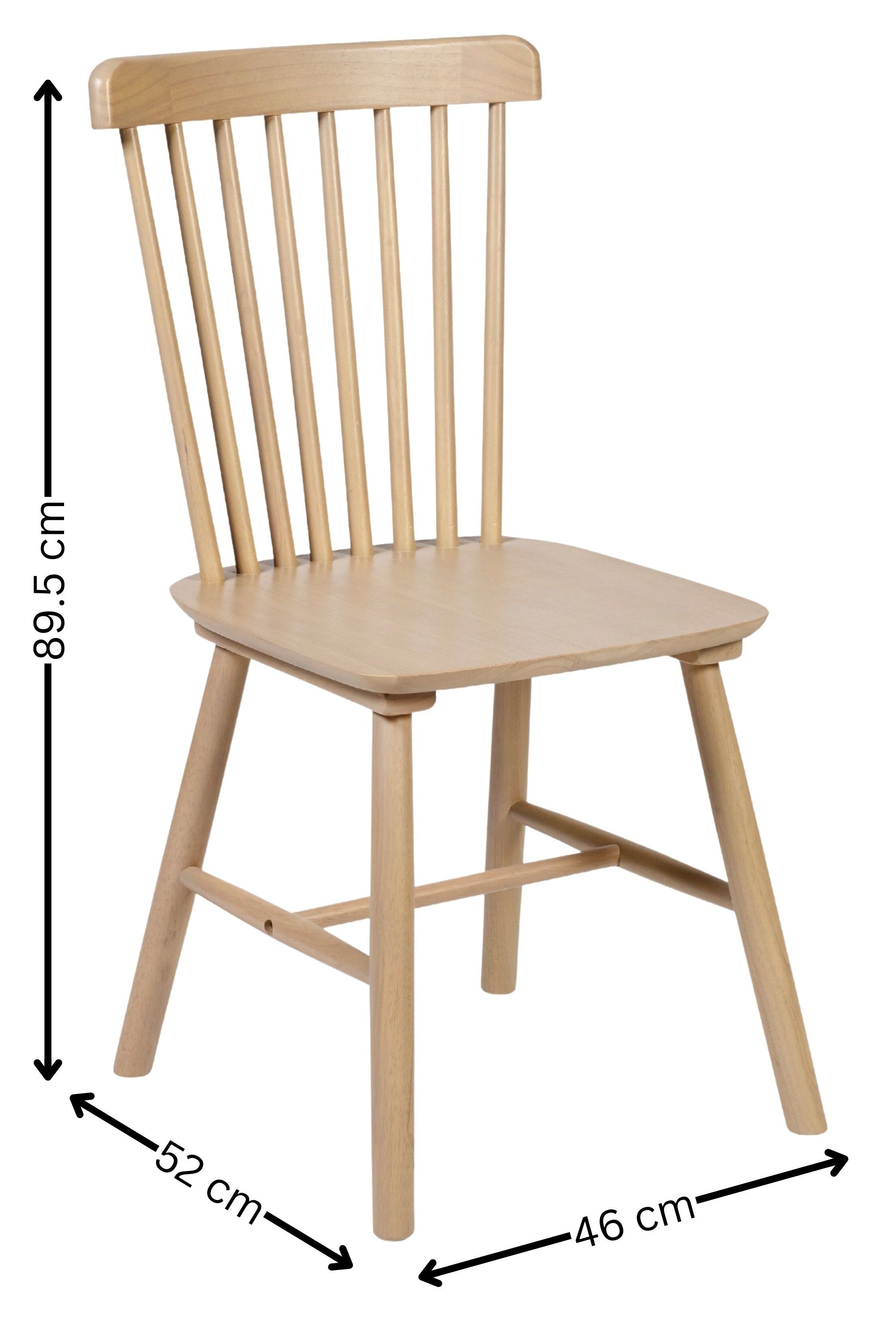 Sakura Oak Dining Chairs (Set of 2) – Julian Bowen, view 12