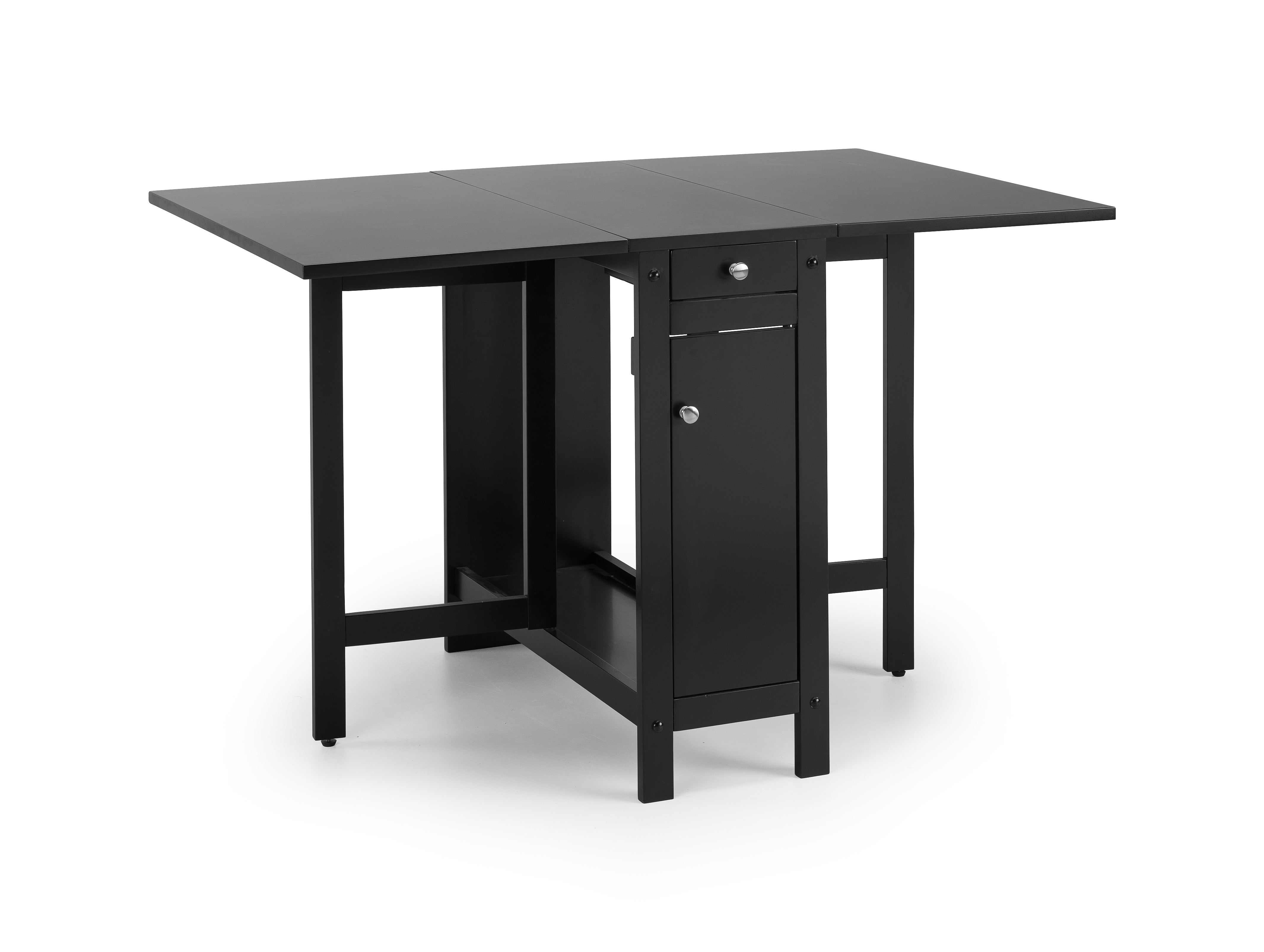 Savoy Dining Set - Black – Julian Bowen, view 4