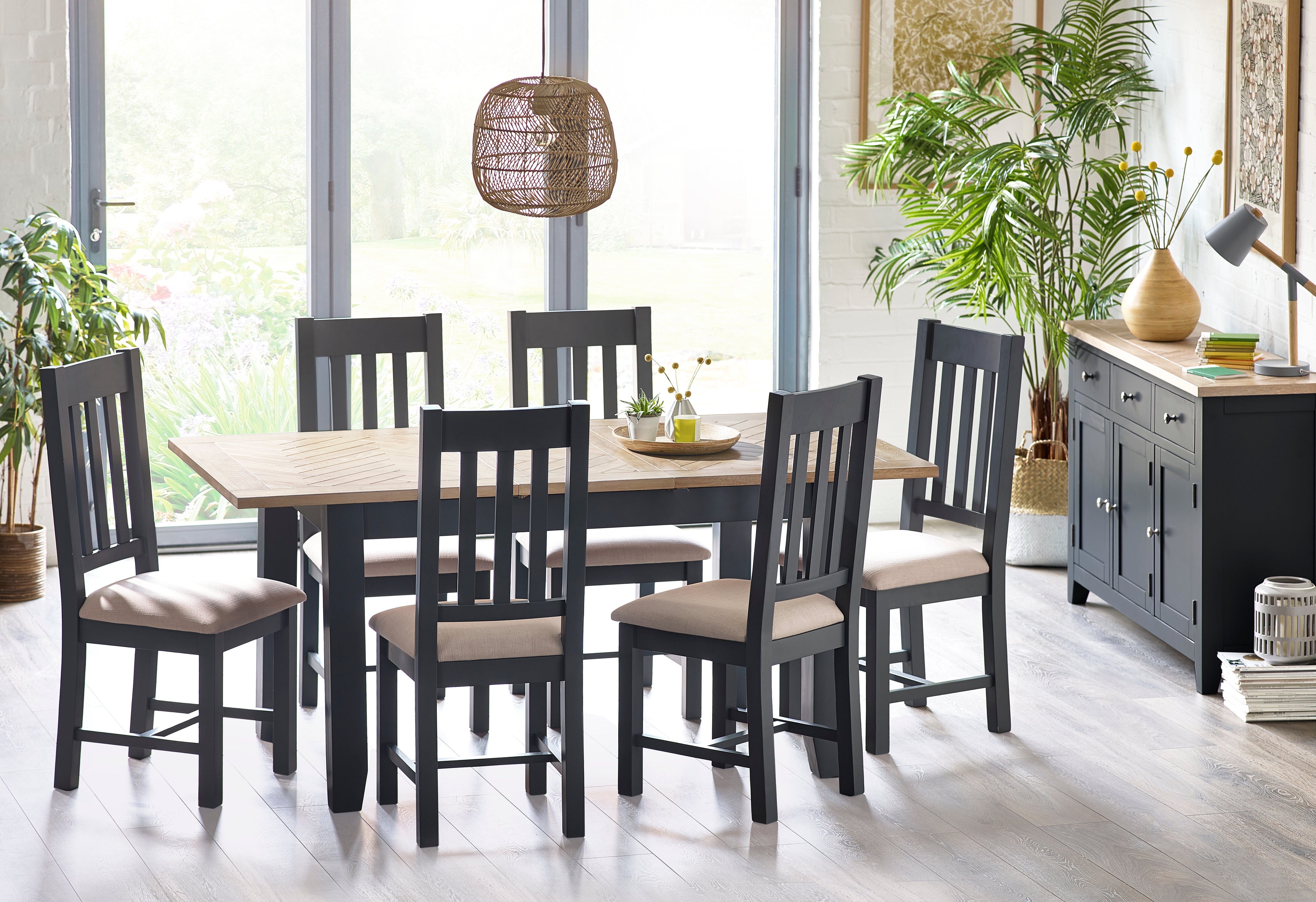 Bordeaux Dining Chairs Dark Grey (Set Of 2) – Julian Bowen, view 2