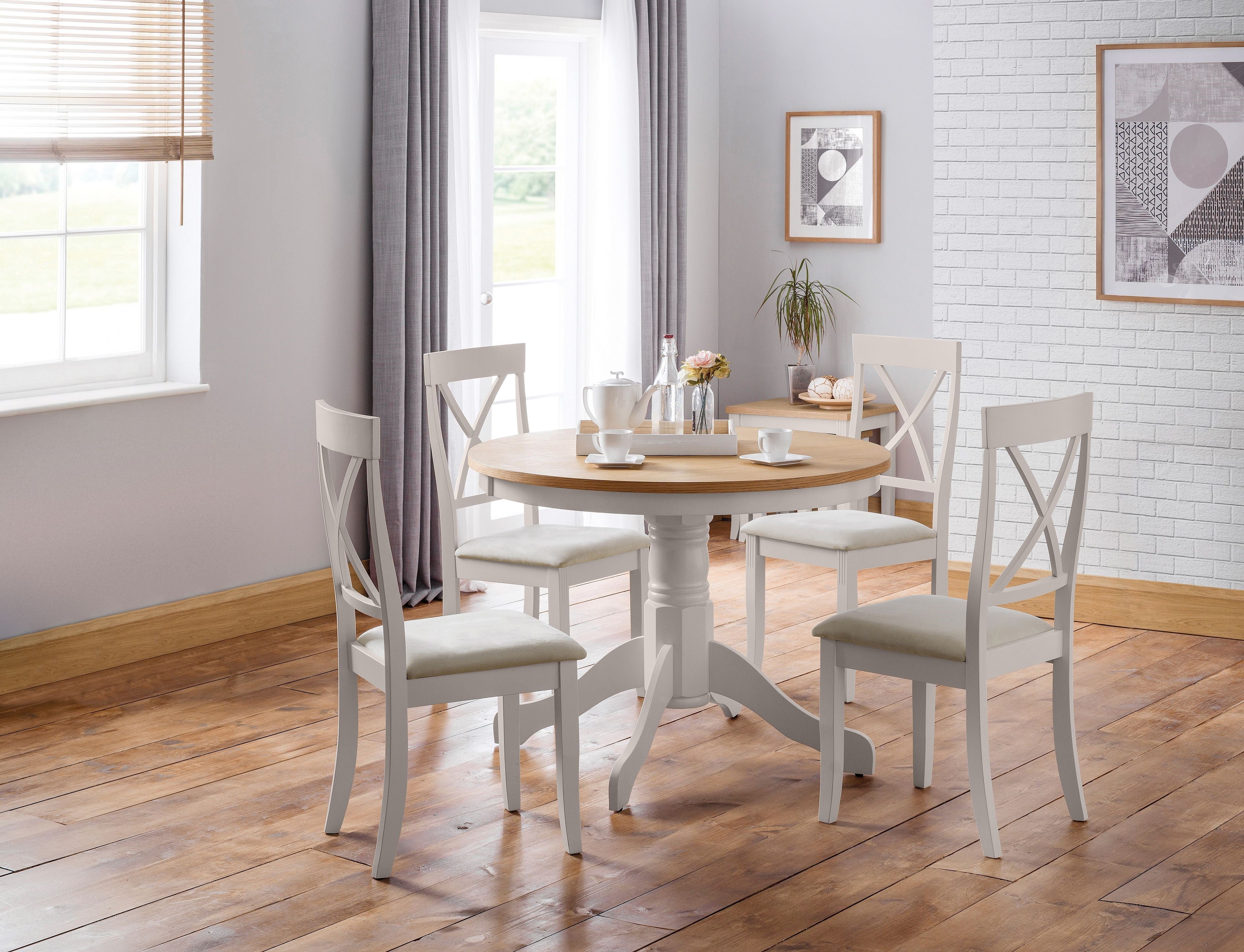 Davenport Elephant Grey Dining Chairs (Set Of 2) – Julian Bowen, view 2