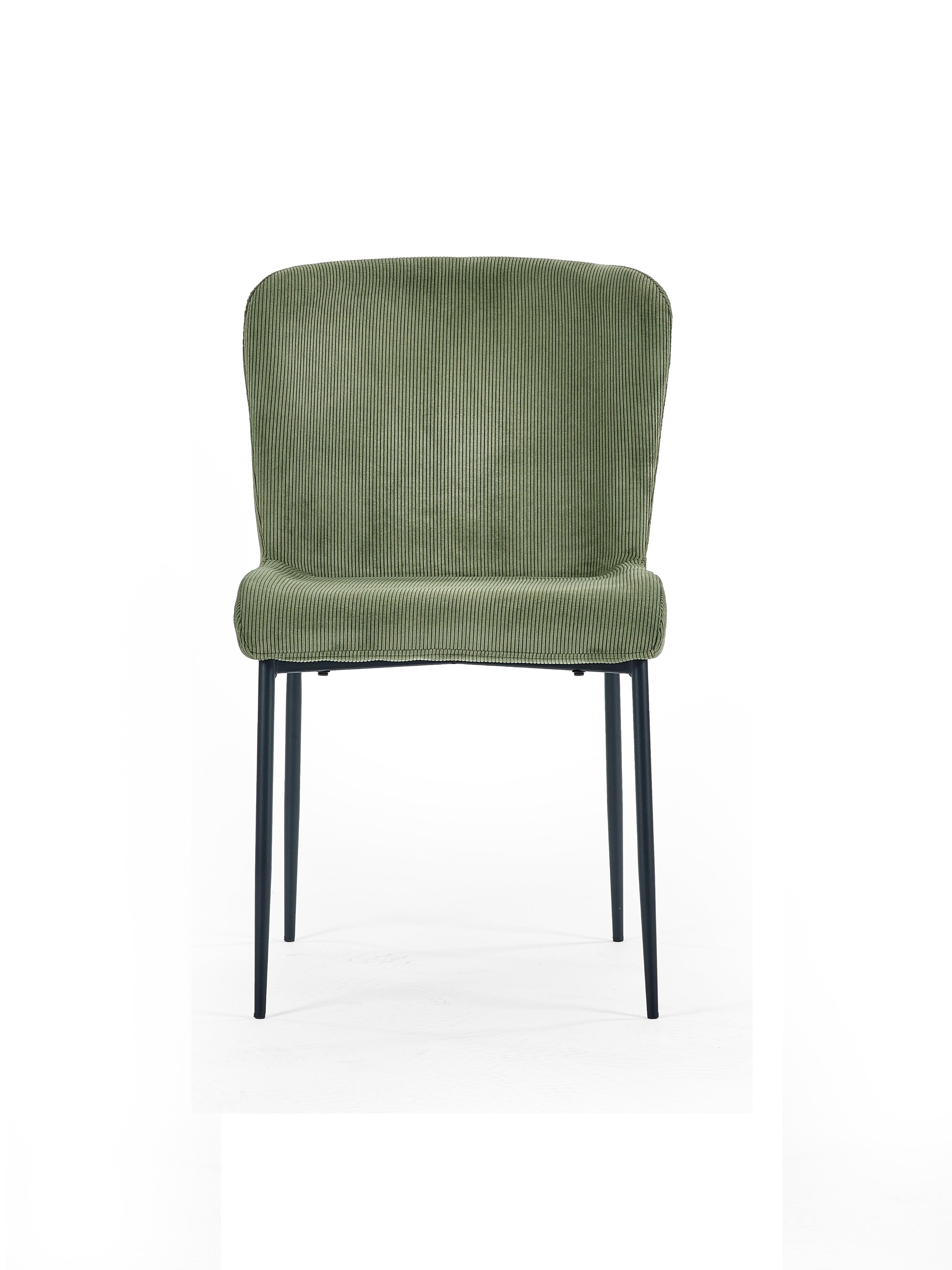 Leonie Dining Chairs - Green (Set of 2) – Julian Bowen, view 4
