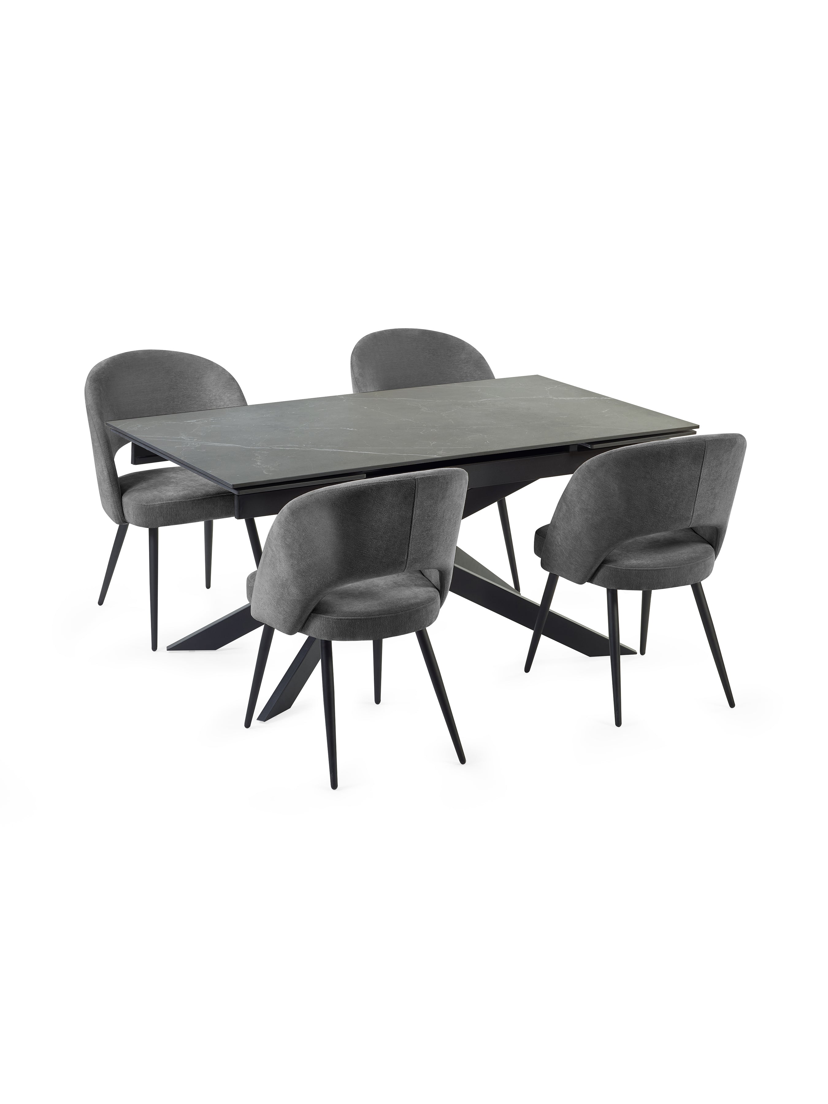 Ella Dining Chairs - Onyx (Set of 2) – Julian Bowen, view 10