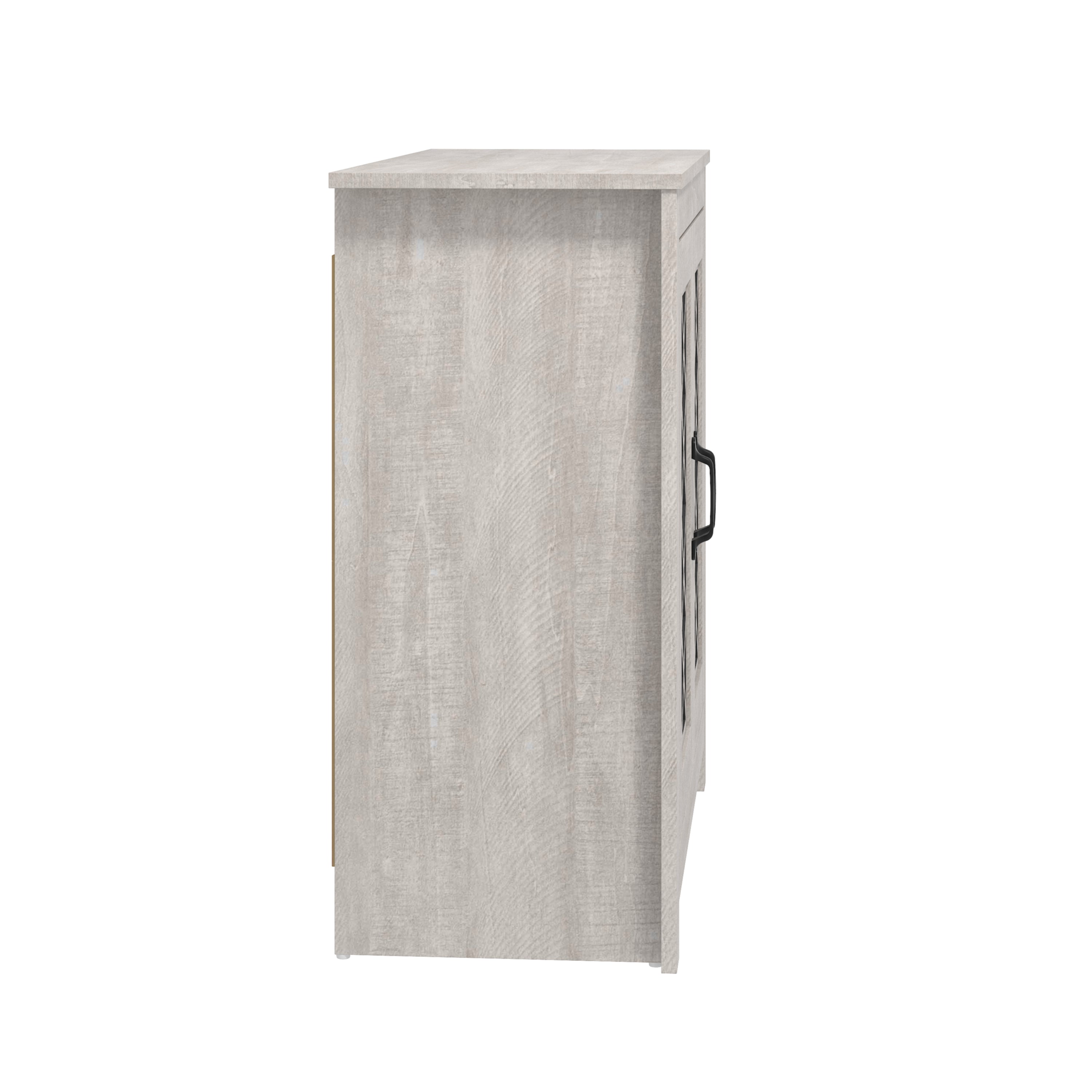 Tiverton Shoe Cabinet Dusty Grey Oak – GFW, view 7