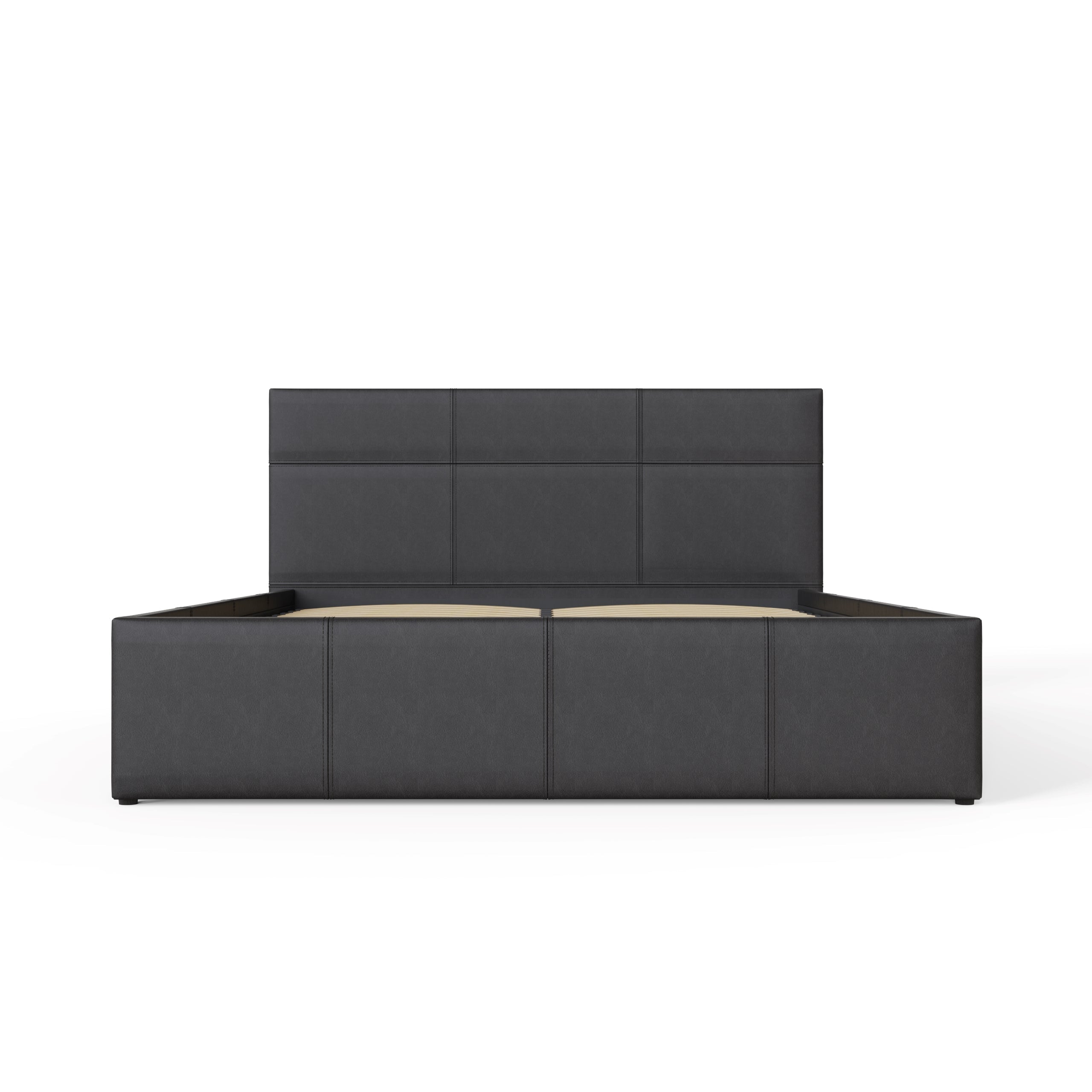 End Lift Ottoman Bed Black – GFW, view 3