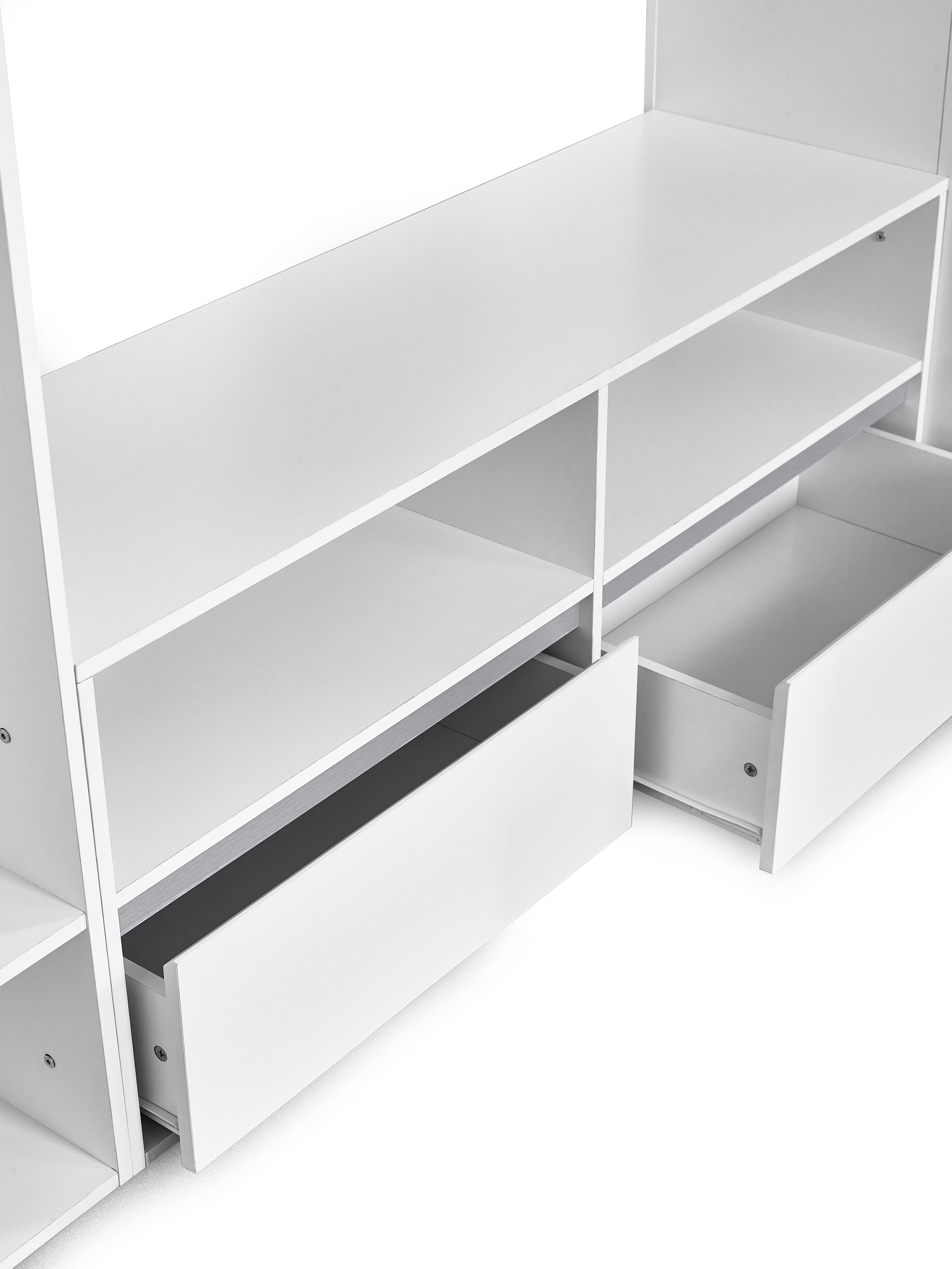 Gaia Highsleeper TV Bed - White and Silver – Julian Bowen, view 10