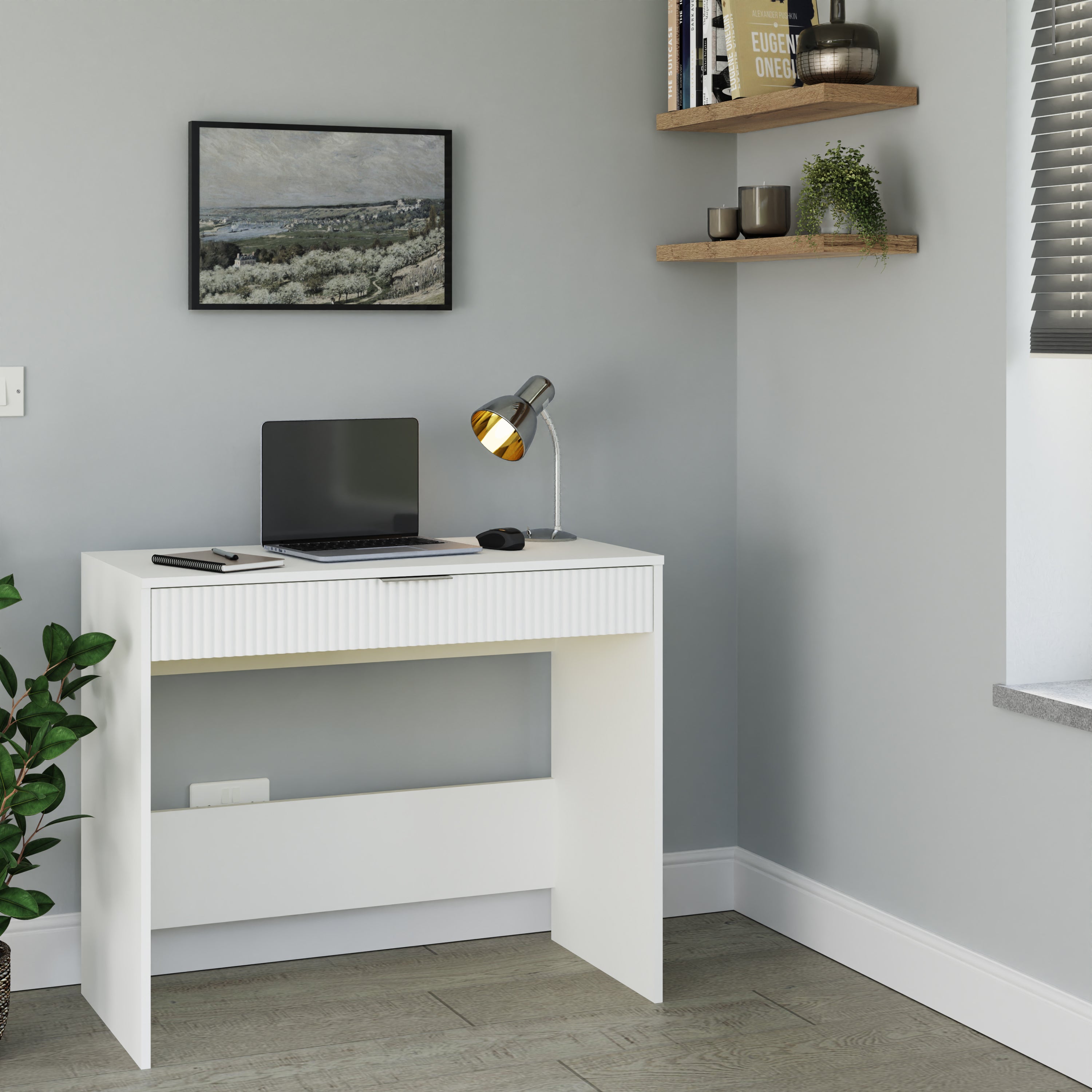 Rankin Dressing Table Desk – White
